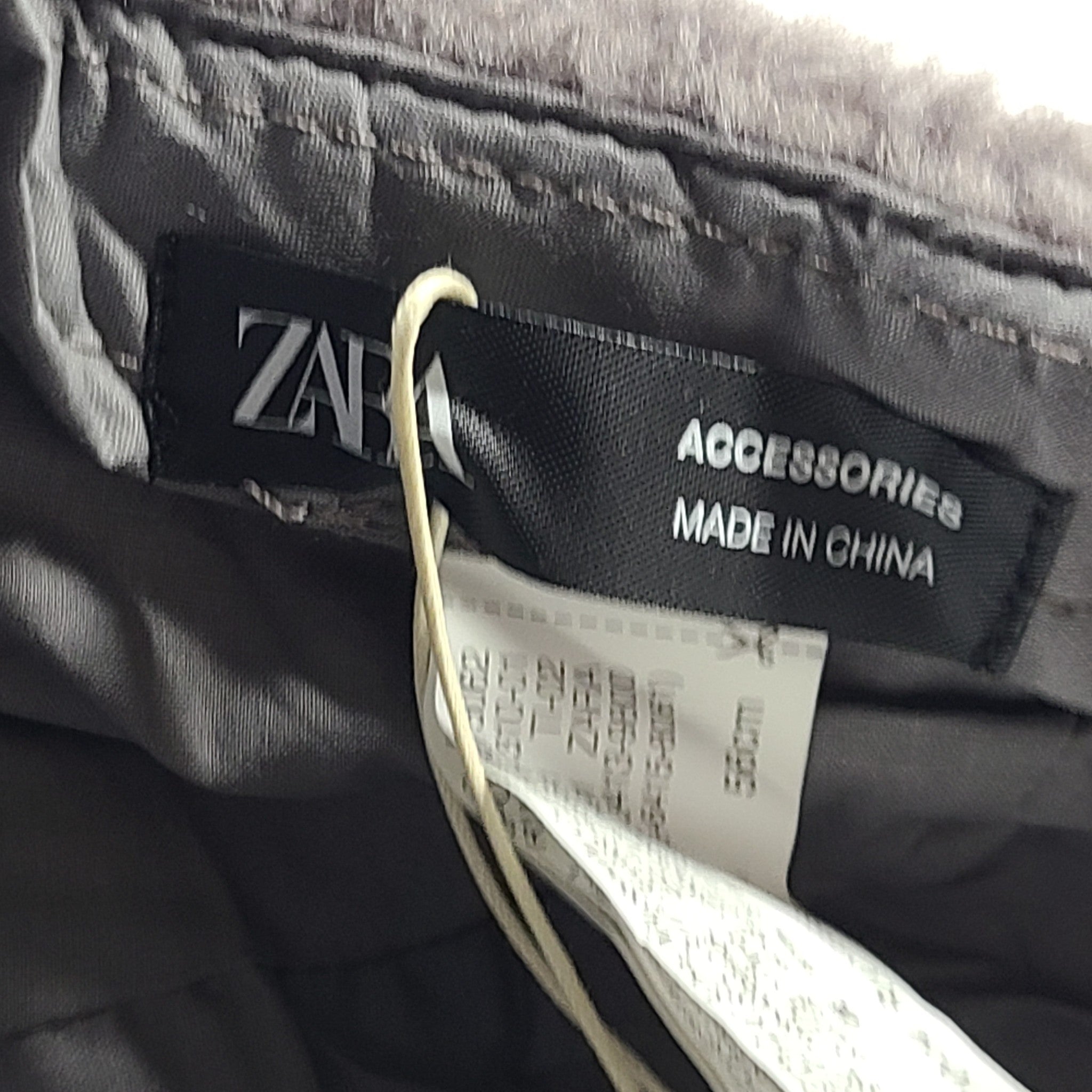 Zara Kids' Youth Teddy Fleece Cap Grey 10-14 years Adjustable