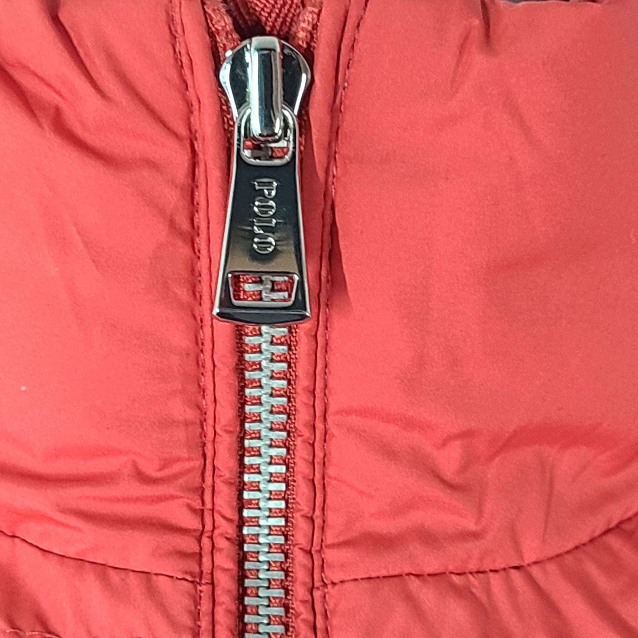 Polo Ralph Lauren Women's Puffer Insulated Jacket Packable Red Sz XS