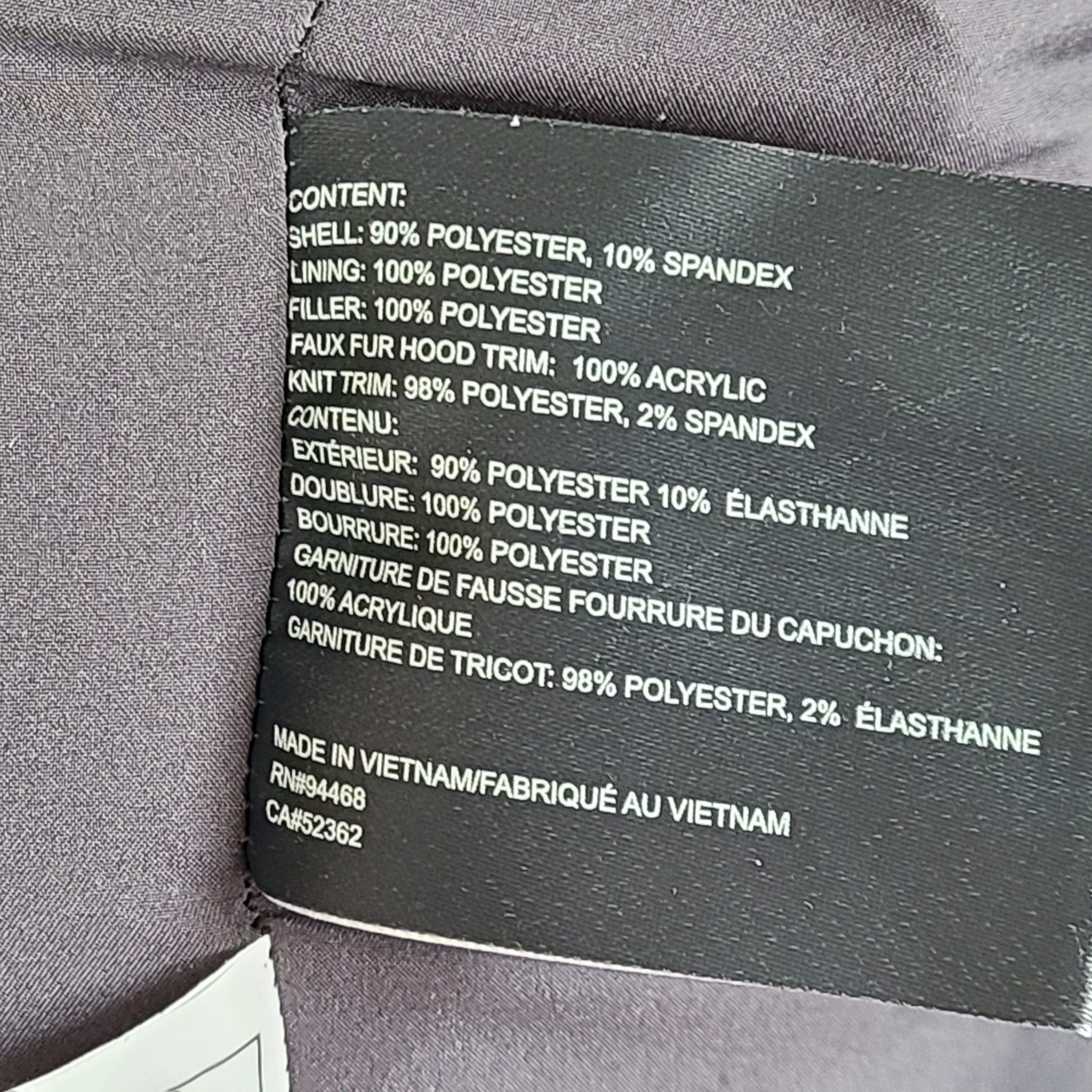 Nautica Women's Faux Fur Trim Hooded Warm Puffer Jacket Coat White Sz M