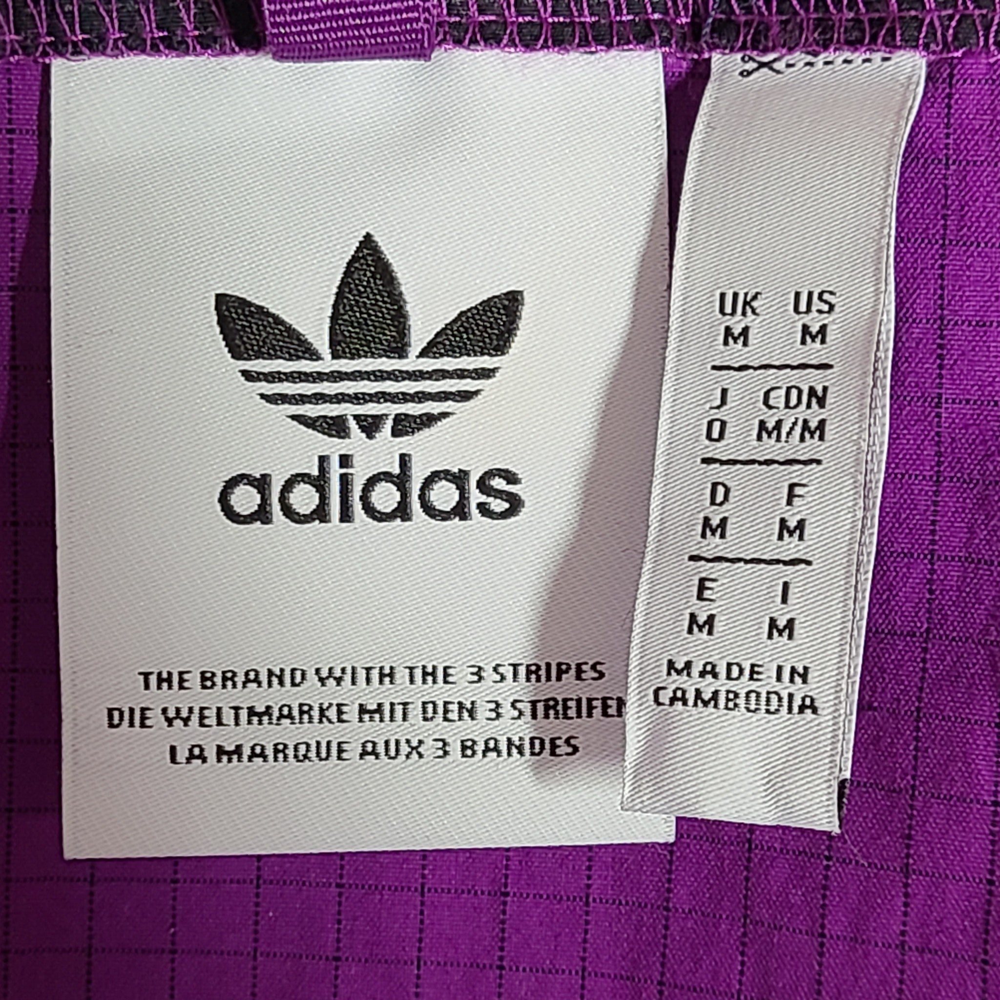 Adidas Men's Adventure Traverse Windbreaker Jacket Navy Blue Purple H09047 Sz M