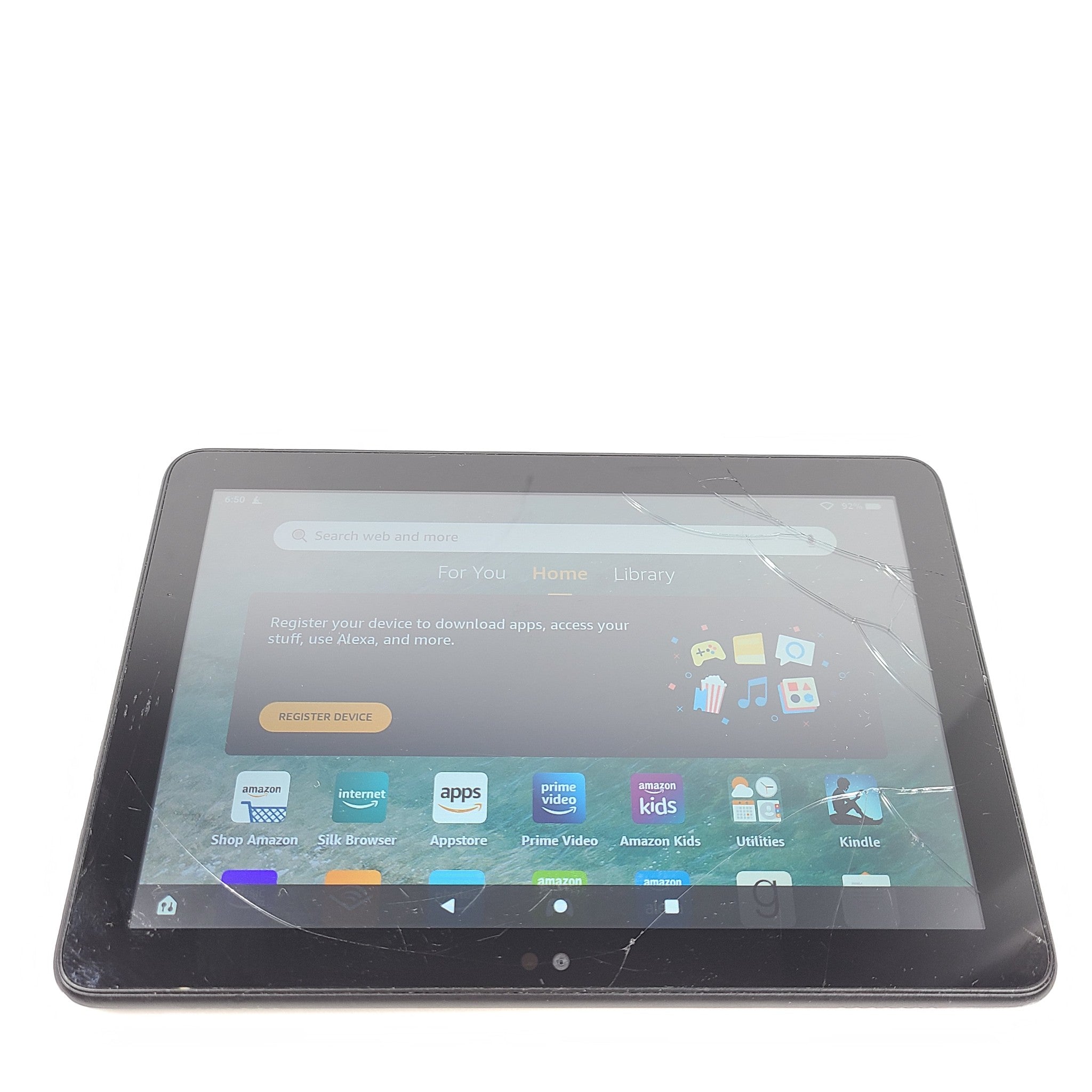 Amazon Kindle Fire HD 8 (10th Gen) 64GB Wi-Fi 8in Tablet - Black - *READ"