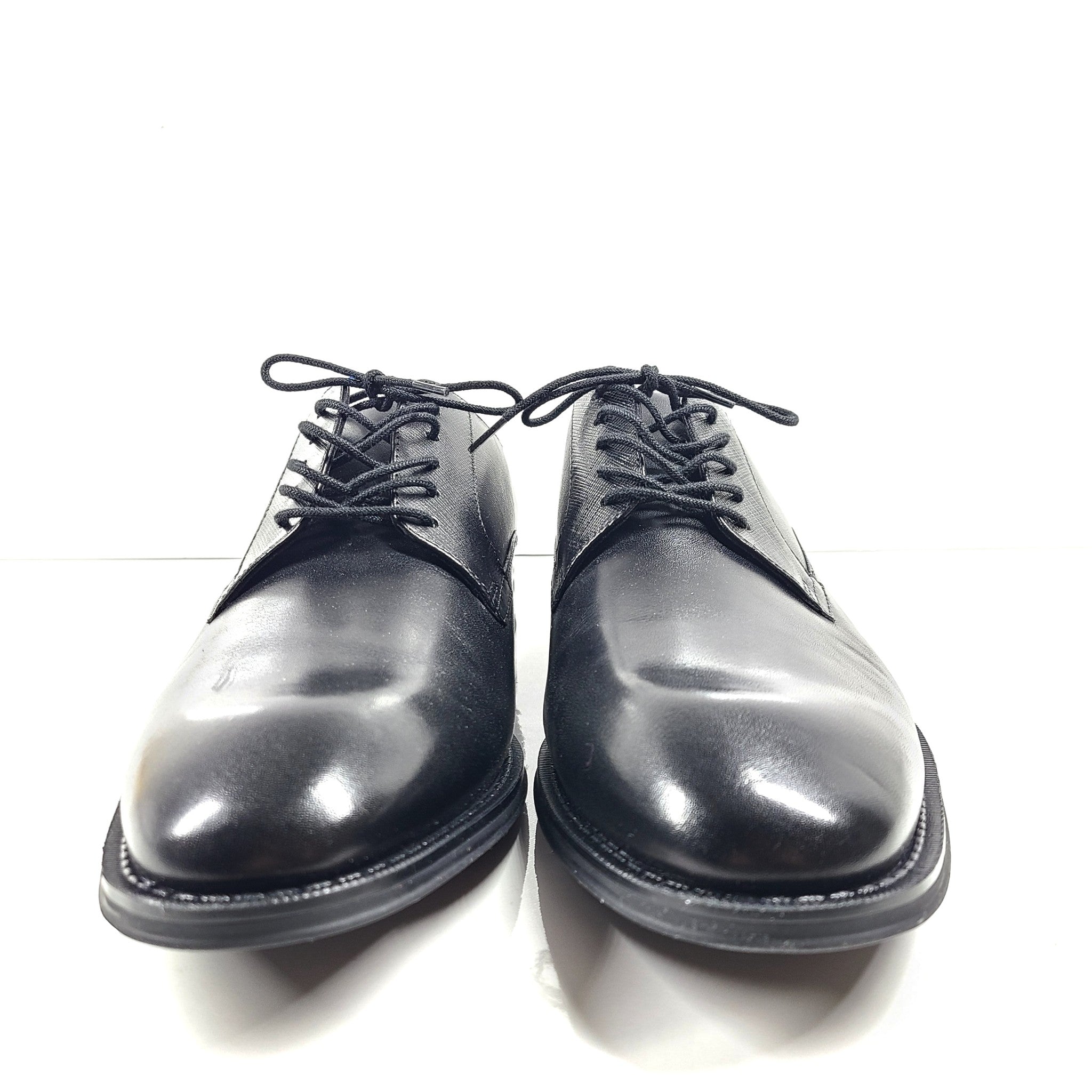 Aldo Heathcliff Oxford Derby Dress Shoes Comfort Padded Black Leather US Size 10