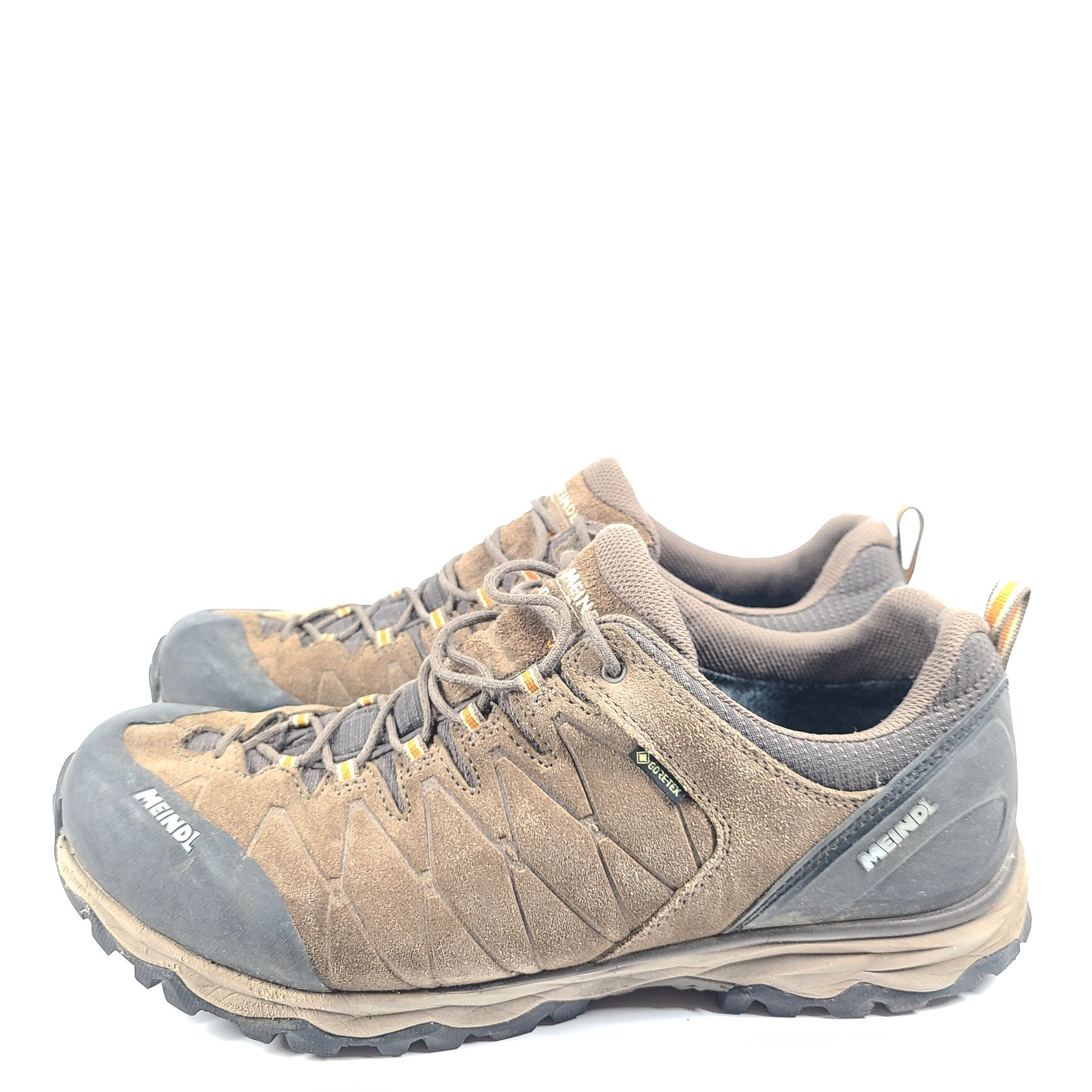 Meindl Men's Mondello GTX Trekking Walking Shoes Nubuck Leather Brown Sz 12