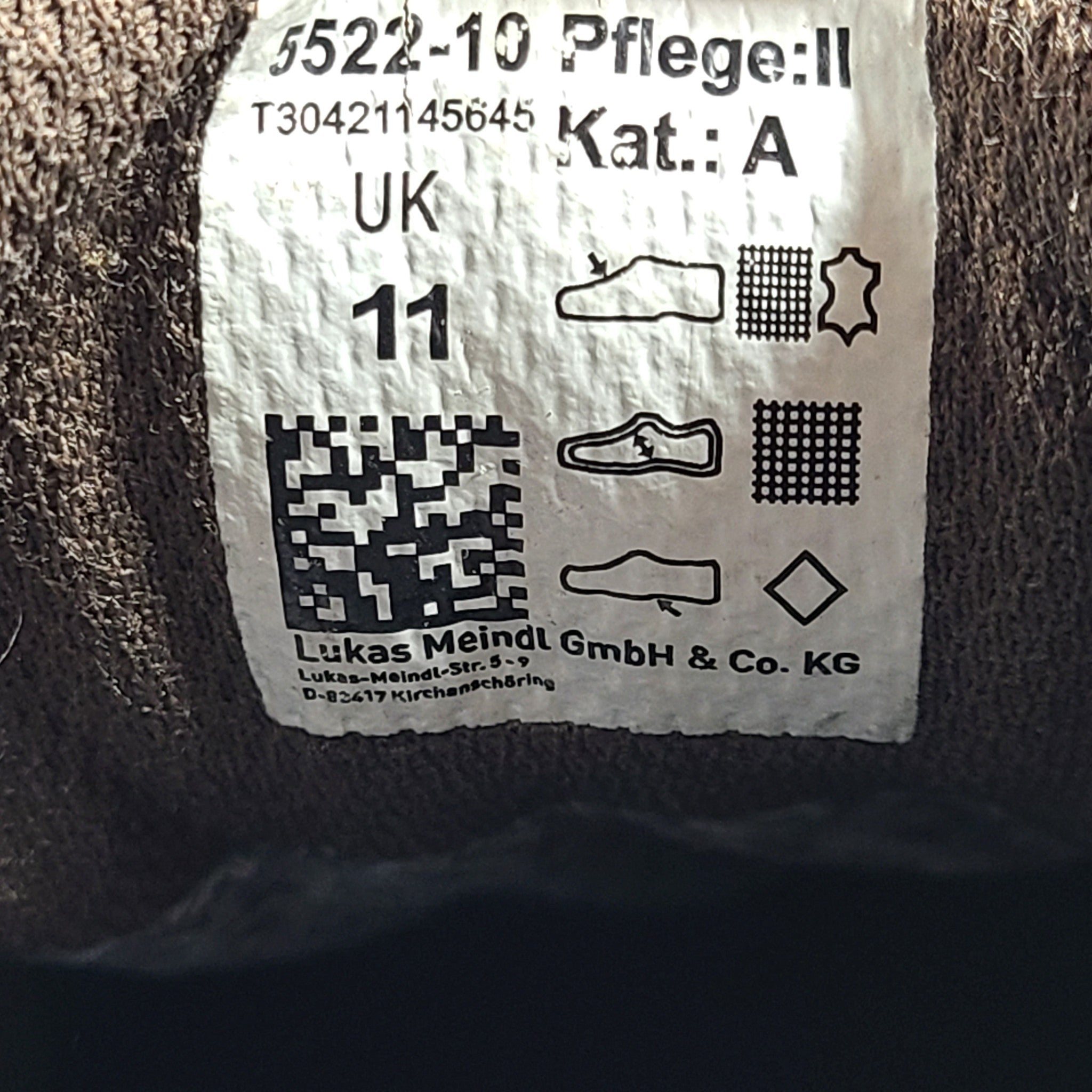 Meindl Men's Mondello GTX Trekking Walking Shoes Nubuck Leather Brown Sz 12