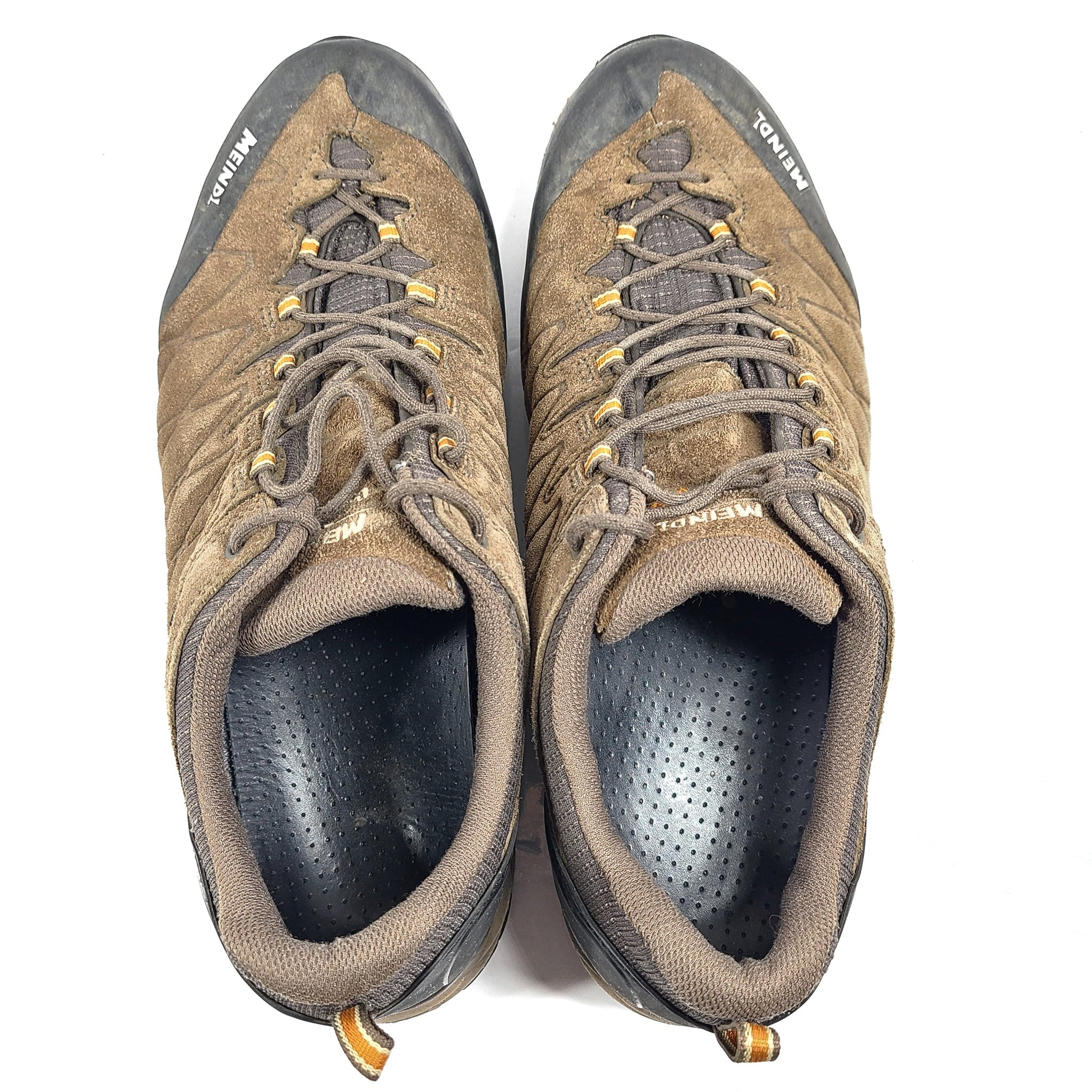 Meindl Men's Mondello GTX Trekking Walking Shoes Nubuck Leather Brown Sz 12