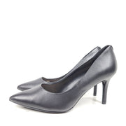 Karl Lagerfeld Paris Women's Royal Pumps Pointy Toe Leather Heels Black Sz 9