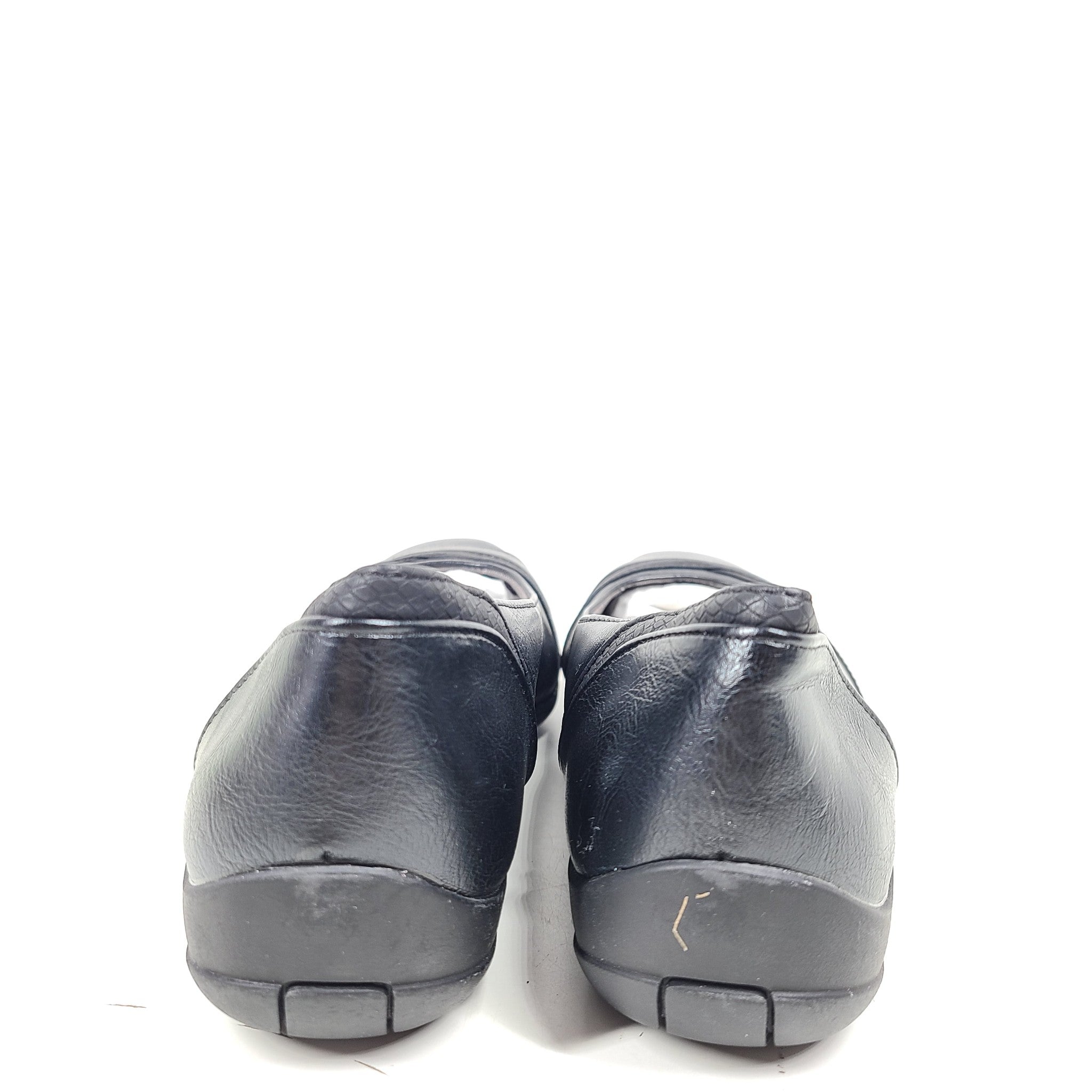 LifeStride Womens I-Loyal Flat Ballet Shoes Foam Flex Support Black Sz 8.5