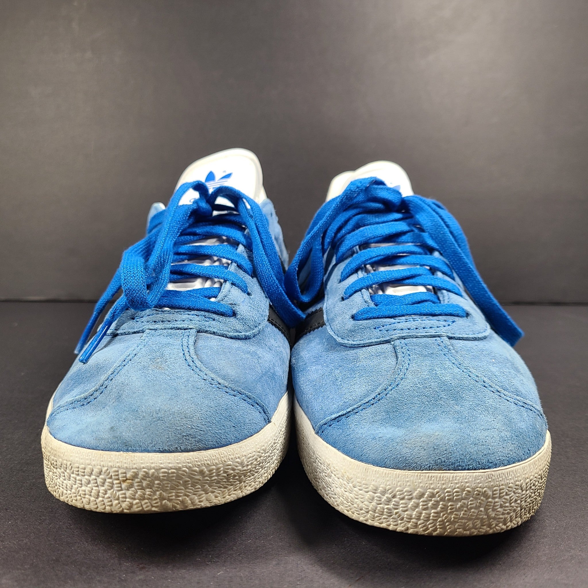 Adidas Originals Men's Gazelle Shoes Leather Sneakers IG0666 Blue US 9.5