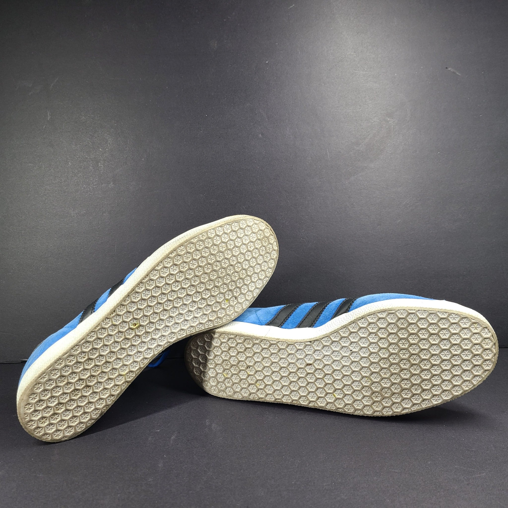 Adidas Originals Men's Gazelle Shoes Leather Sneakers IG0666 Blue US 9.5