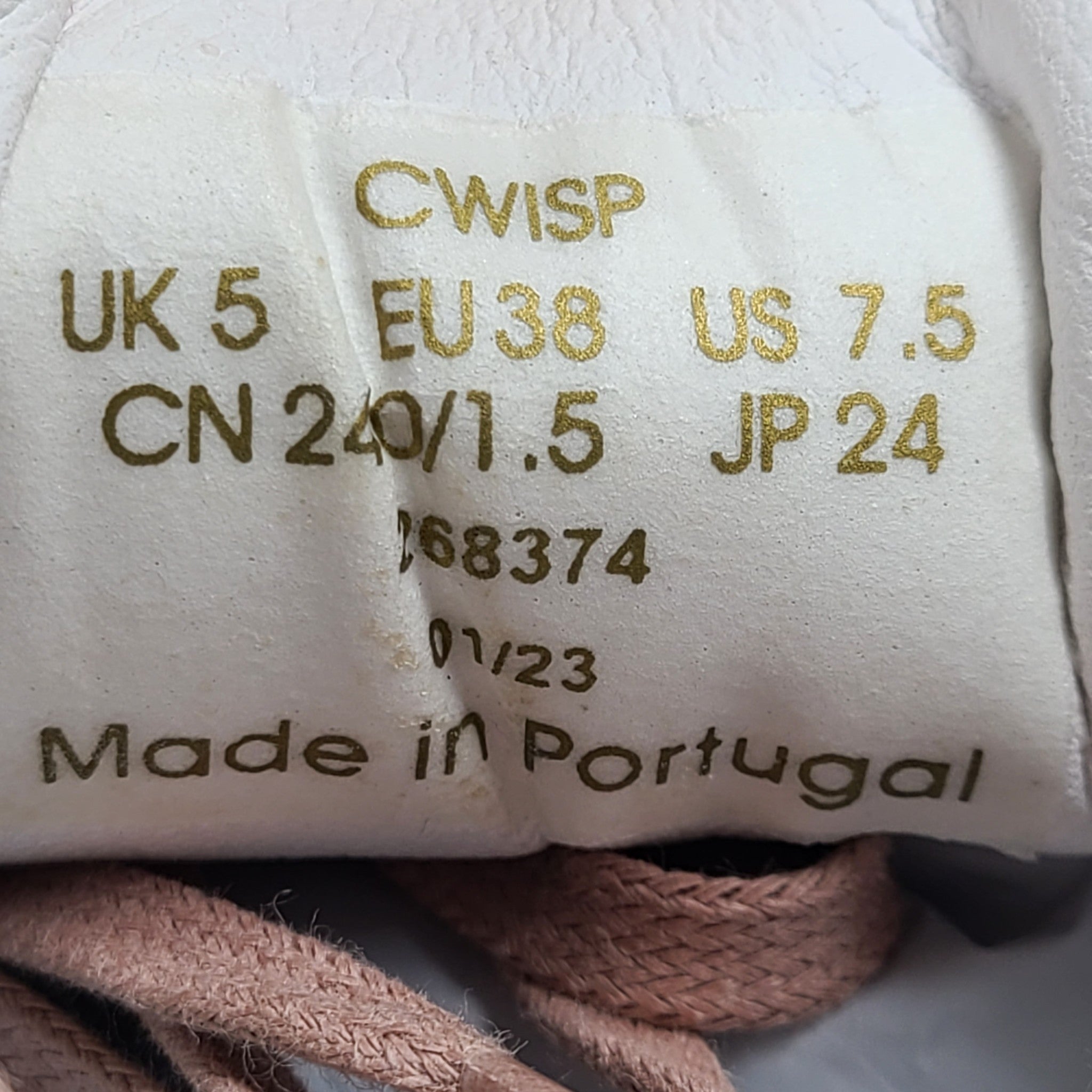 Ted Baker Women's Cwisp Laser Cut Platform Leather Sneakers Dusky Pink Sz 7.5