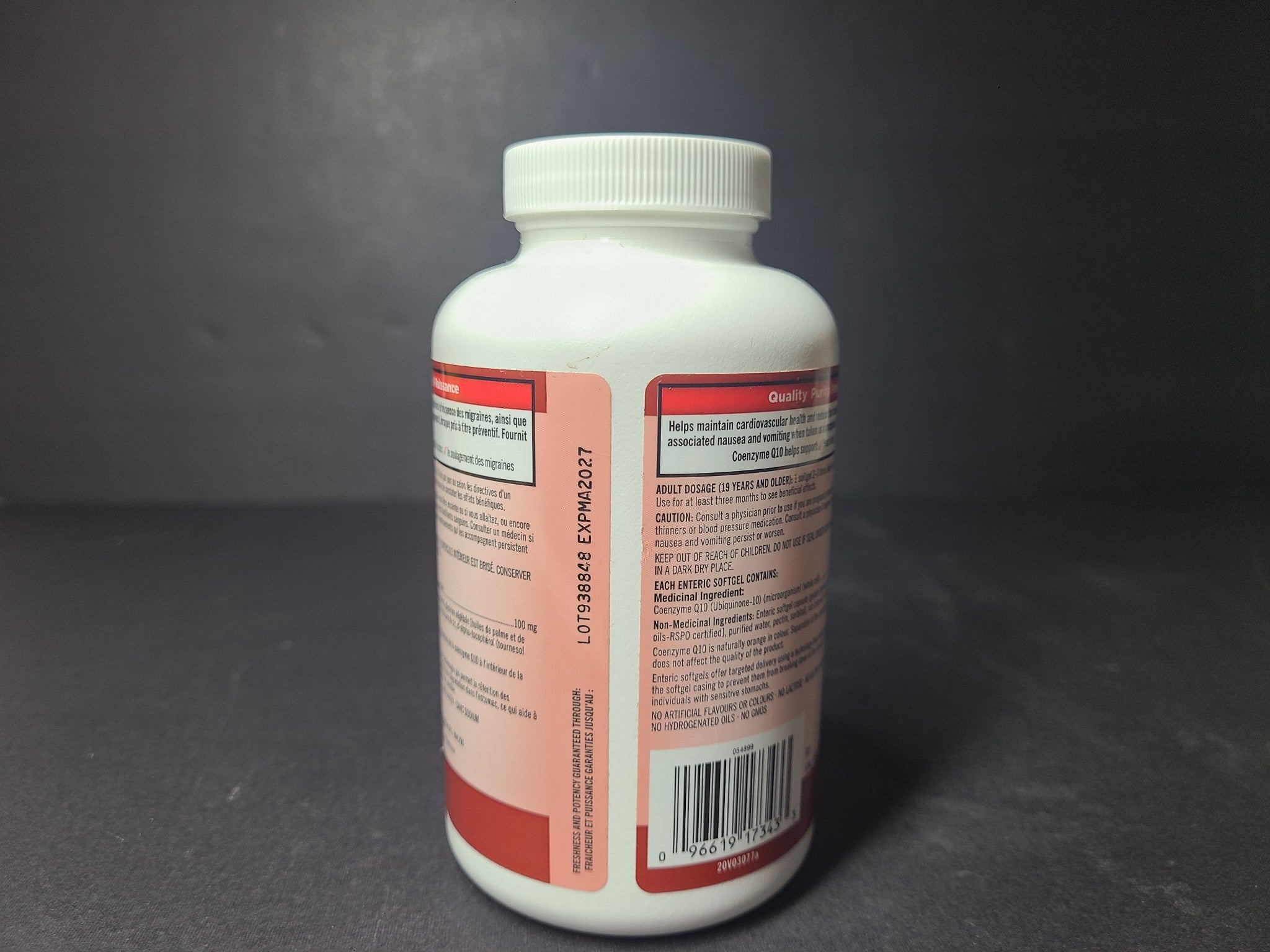 300 Ct Kirkland Signature Coenzyme Q-10 100mg Heart Health Migraine Relief 05/27