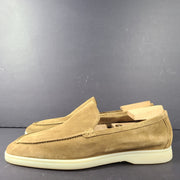 Russell & Bromley Men's CARMEL Soft Slip On Loafers Suede Brown Sz 11.5