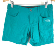 The North Face TNF Women’s Hiking Outdoor Shorts Turquoise Sz 2