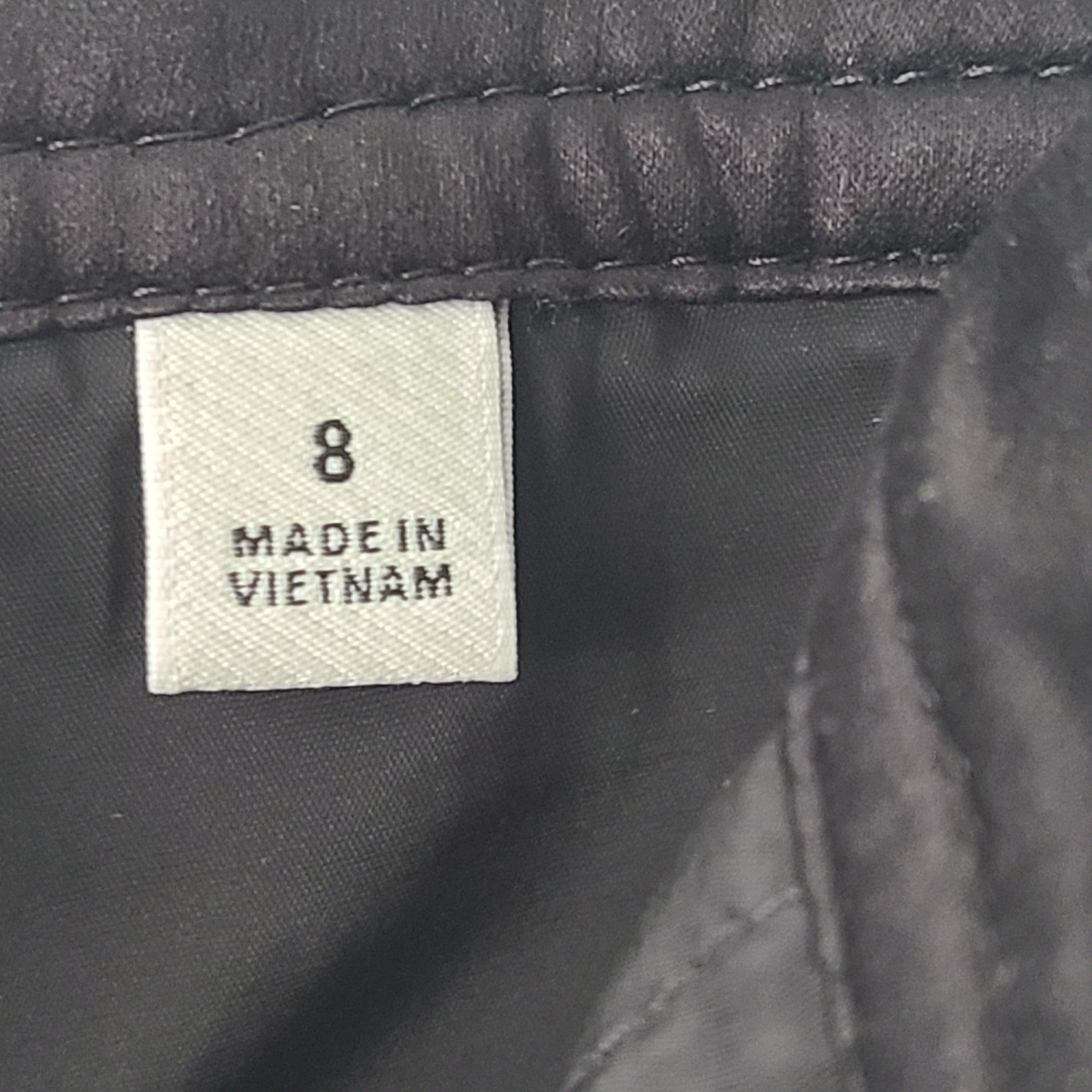 Aritzia Babaton Command Cropped Pants Super Soft Vegan Leather Stretch Black Sz8