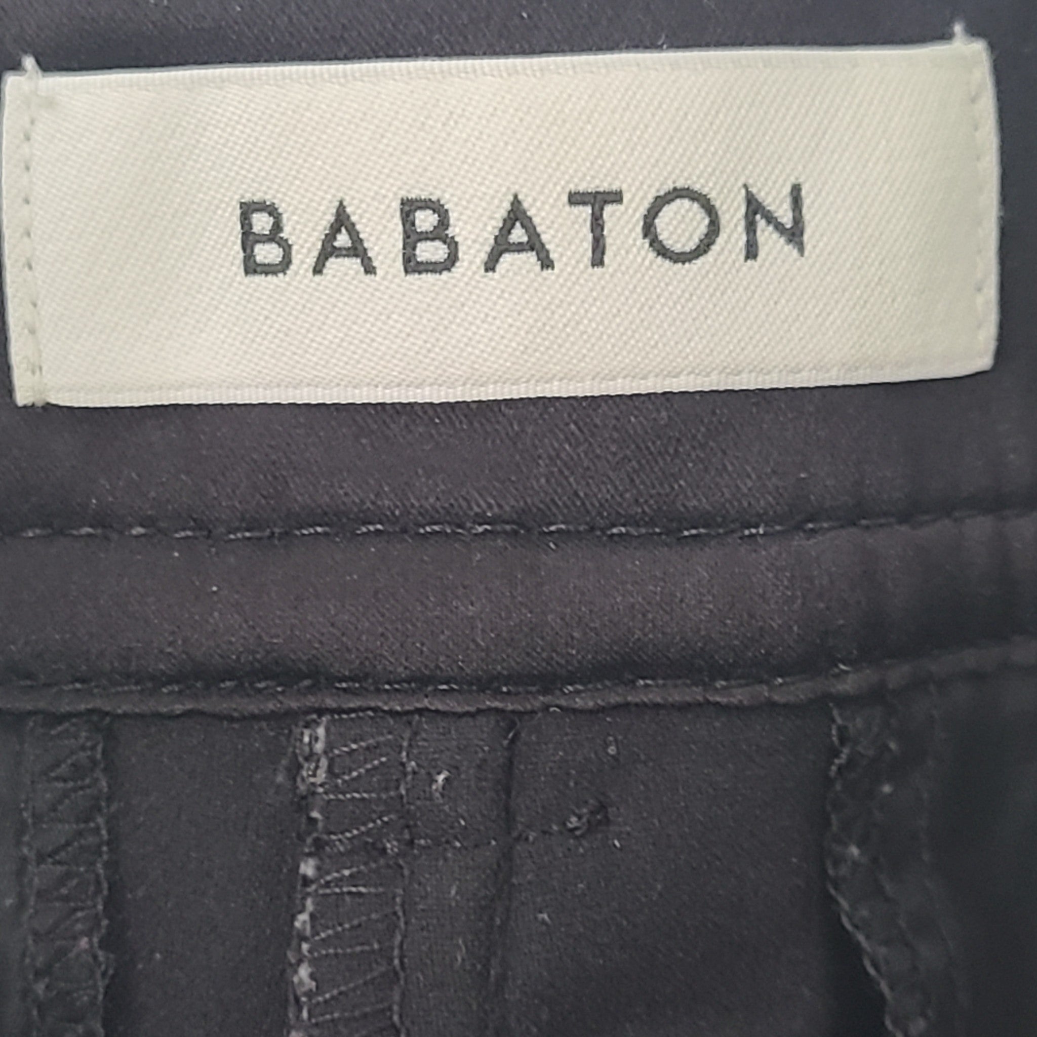 Aritzia Babaton Command Cropped Pants Super Soft Vegan Leather Stretch Black Sz8