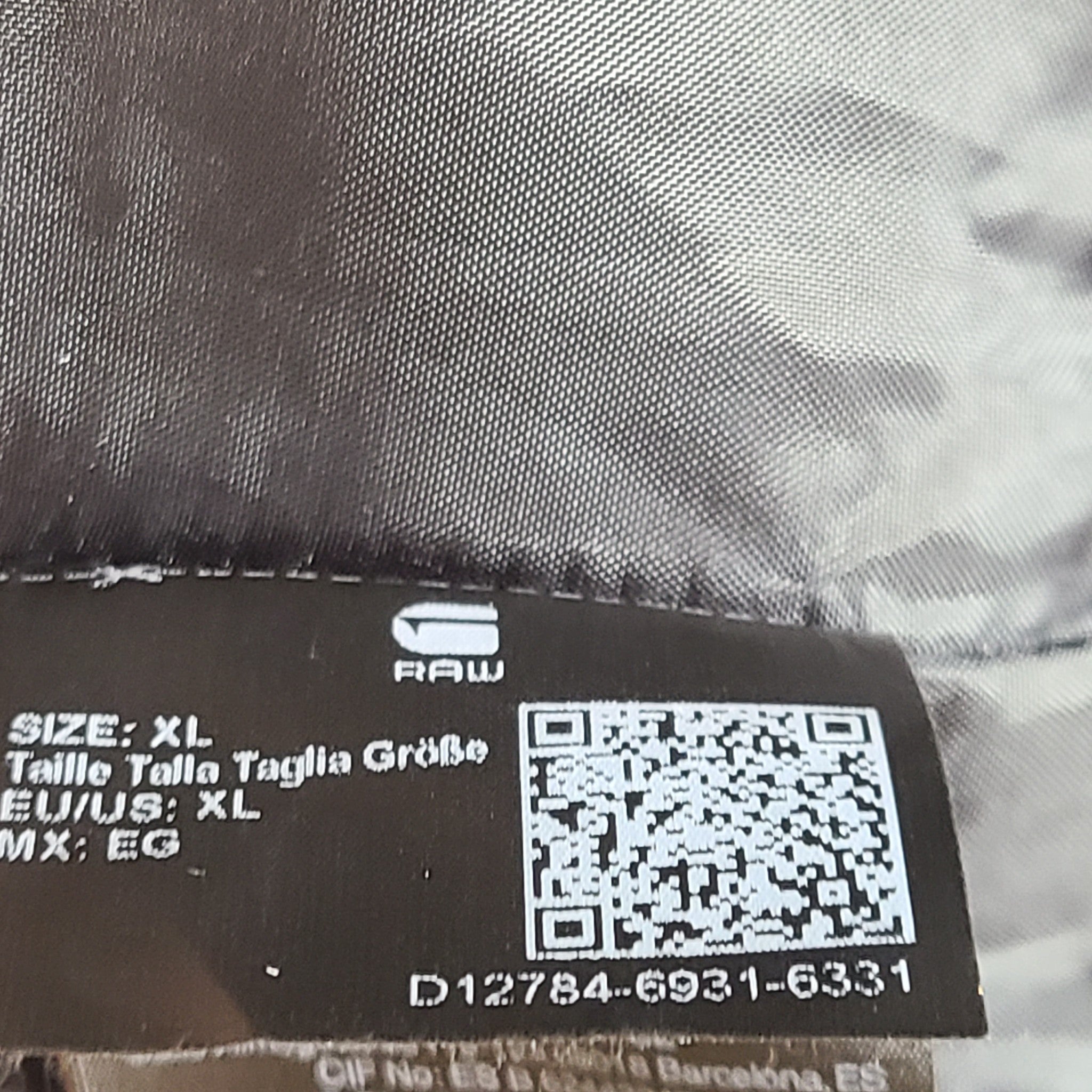 G-Star RAW Whistler-B Clean HDD Bomber Jacket Padded Hooded Insulated Gray Sz XL