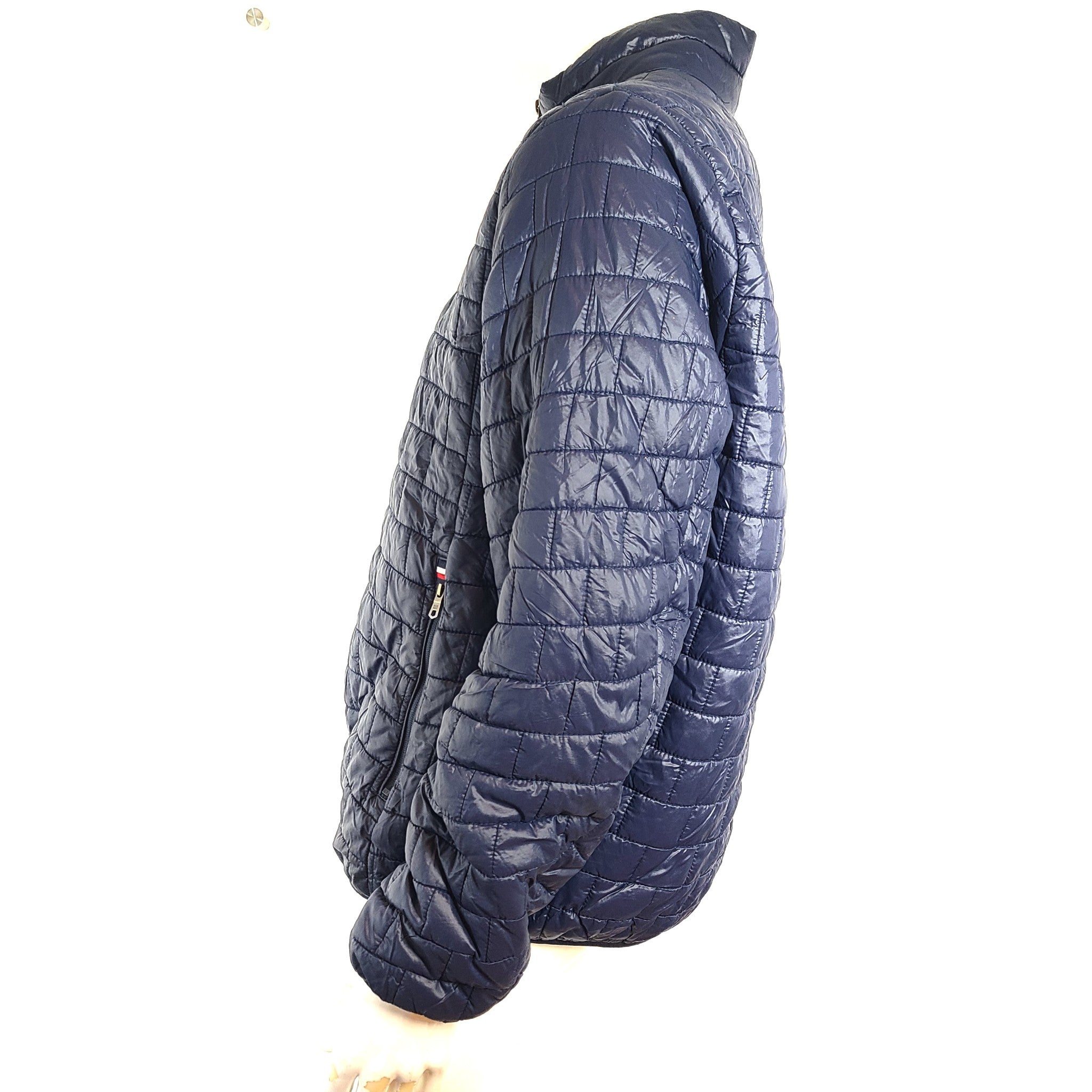 Tommy Hilfiger Men's Ultra Loft Sweaterweight Quilted Jacket Soft Shell Blue XL