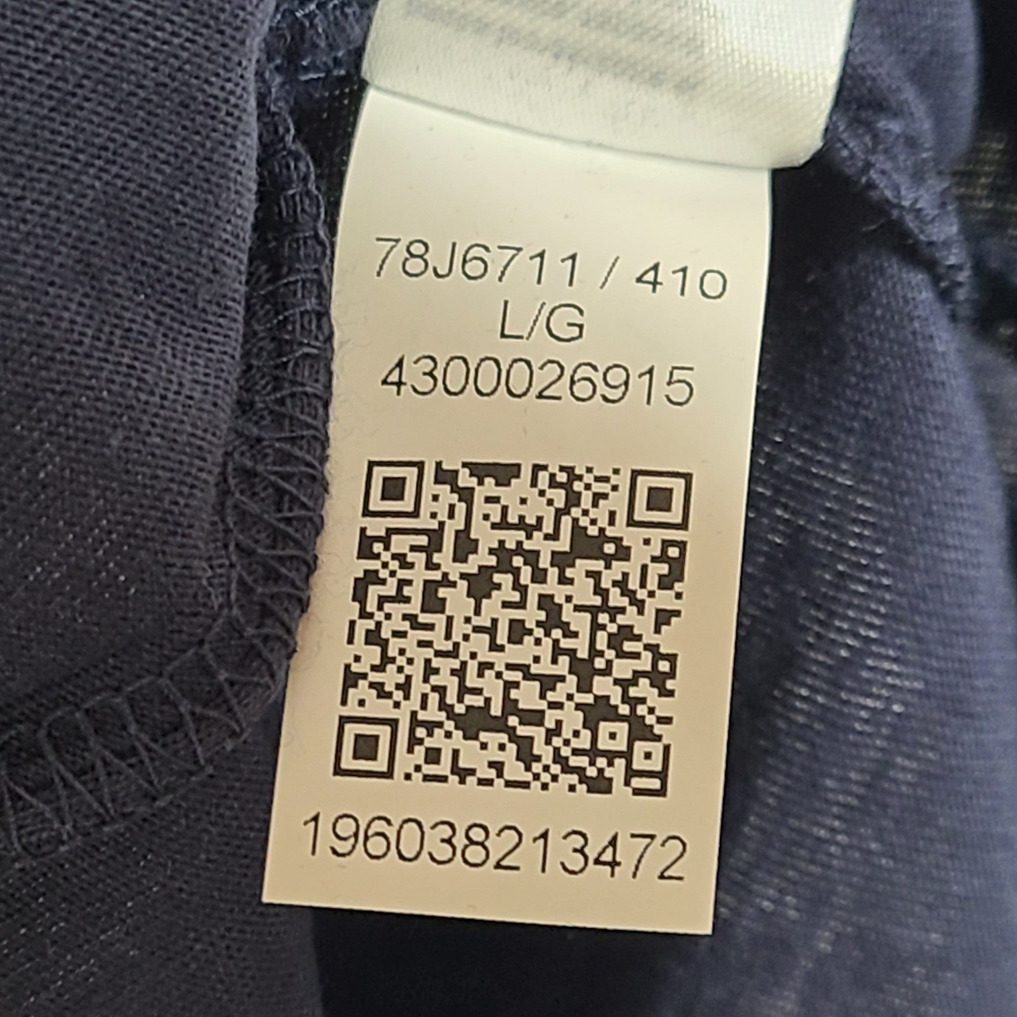 Tommy Hilfiger Jeans Men's Classic Flag T-Shirt Crew Neck Logo Blue Sz L