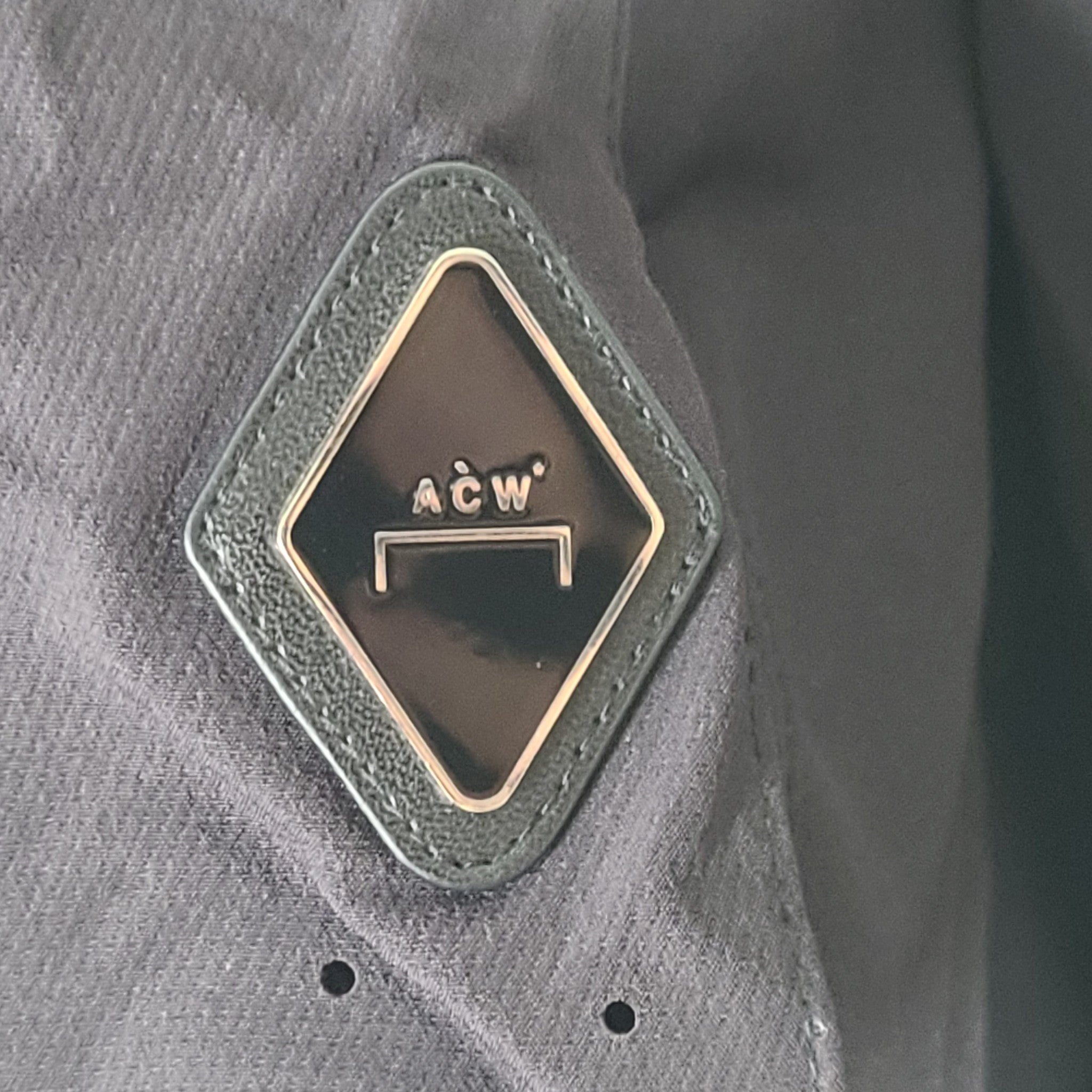 Samuel Ross Men's A COLD WALL ACW Technical Overshirt Zip Jacket Black Sz L