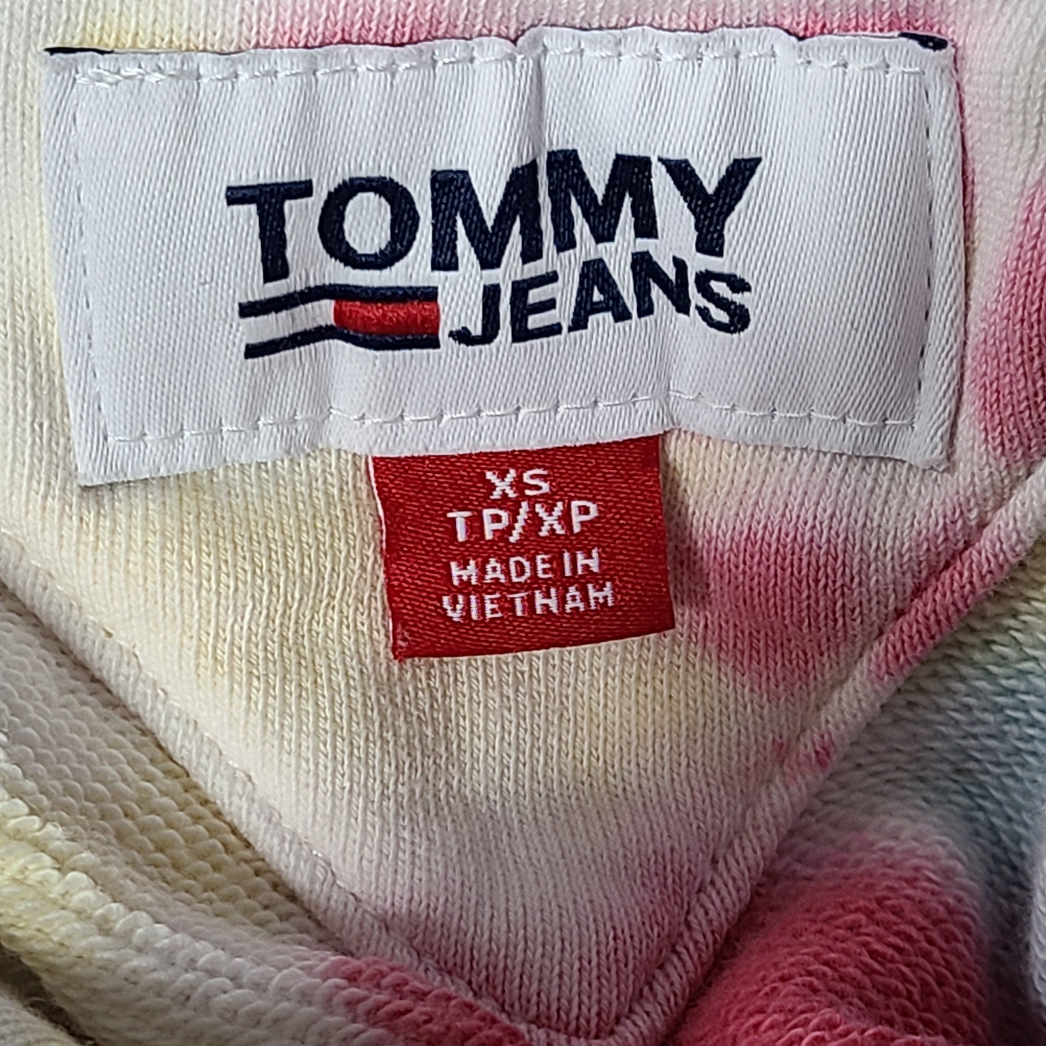Tommy Hilfiger Jeans Men's Tie Dye Track Suit Hoodie Sweatpants Colorful Sz S/XS