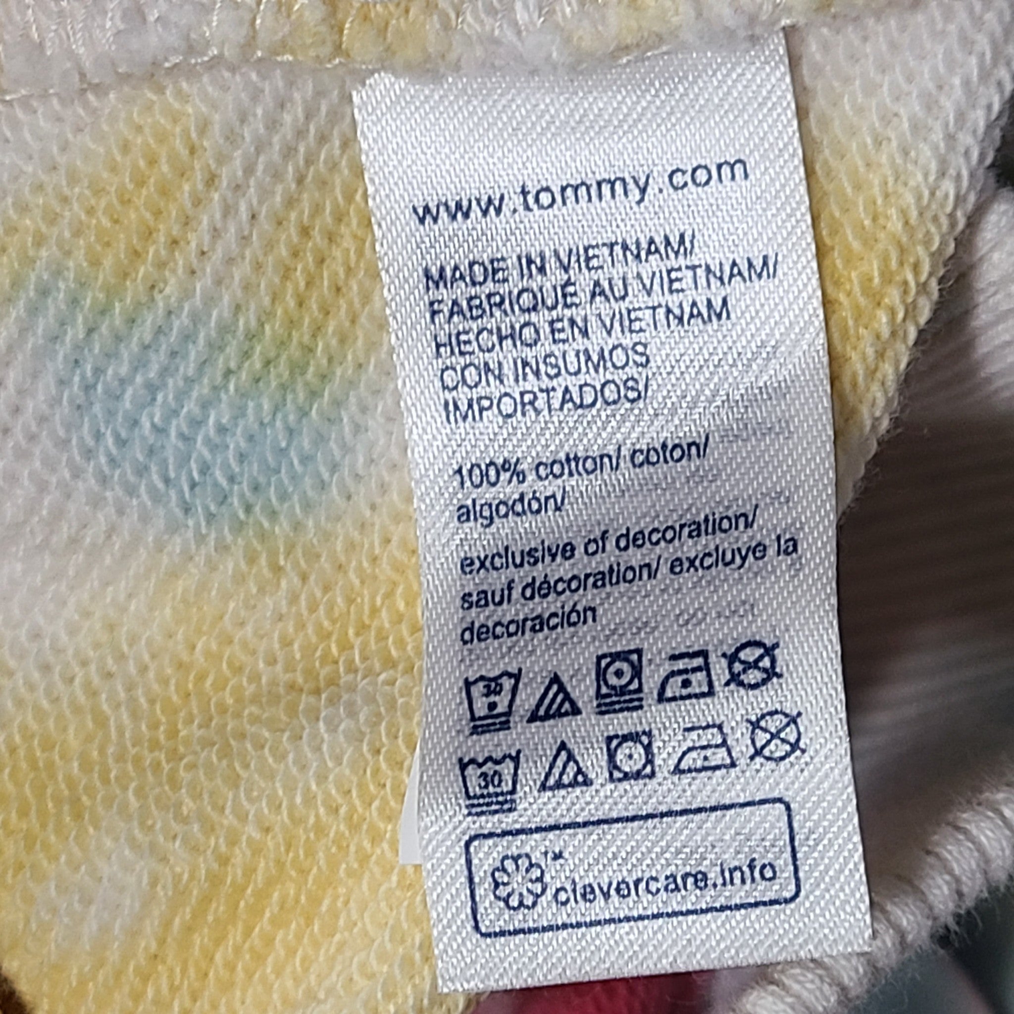 Tommy Hilfiger Jeans Men's Tie Dye Track Suit Hoodie Sweatpants Colorful Sz S/XS
