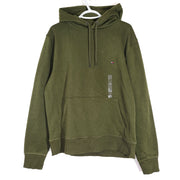 Tommy Hilfiger Men's Flag Embroidery Hooded Sweatshirt Hoodie Green Sz L
