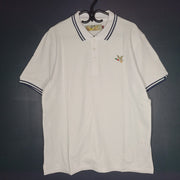 Chevignon Men's Togs "O Duck" Embroidered Short Sleeve Polo Shirt White Sz XL