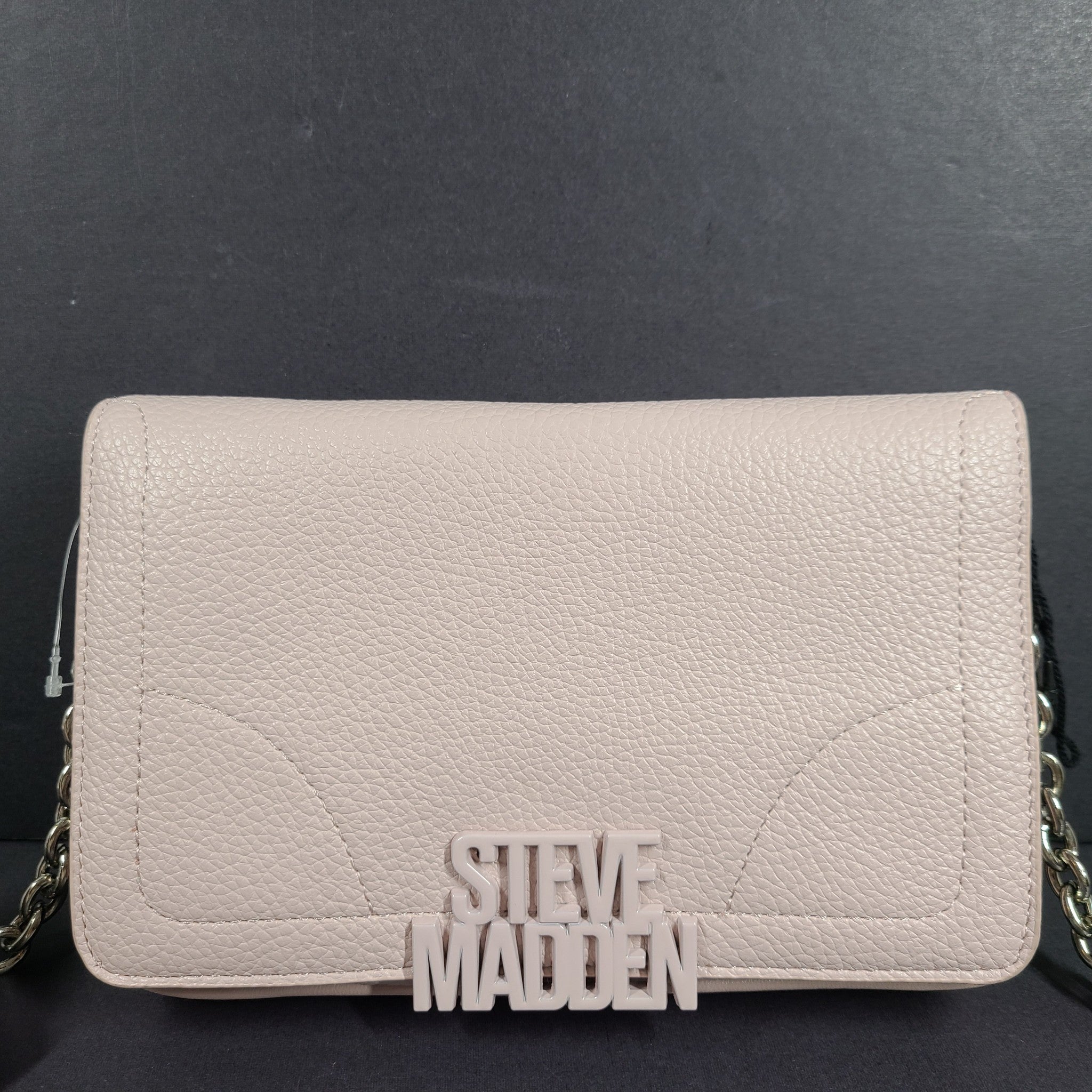 Steve Madden Bcara Crossbody Bag Purse Vegan Leather Air Pod Case Light Pink