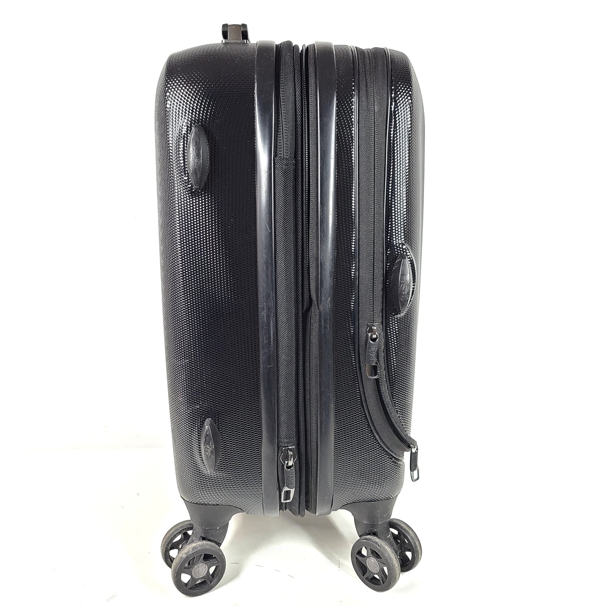 Heys Vantage 22" Smart Access Carry On Luggage Hardside PC Expand Locking Black