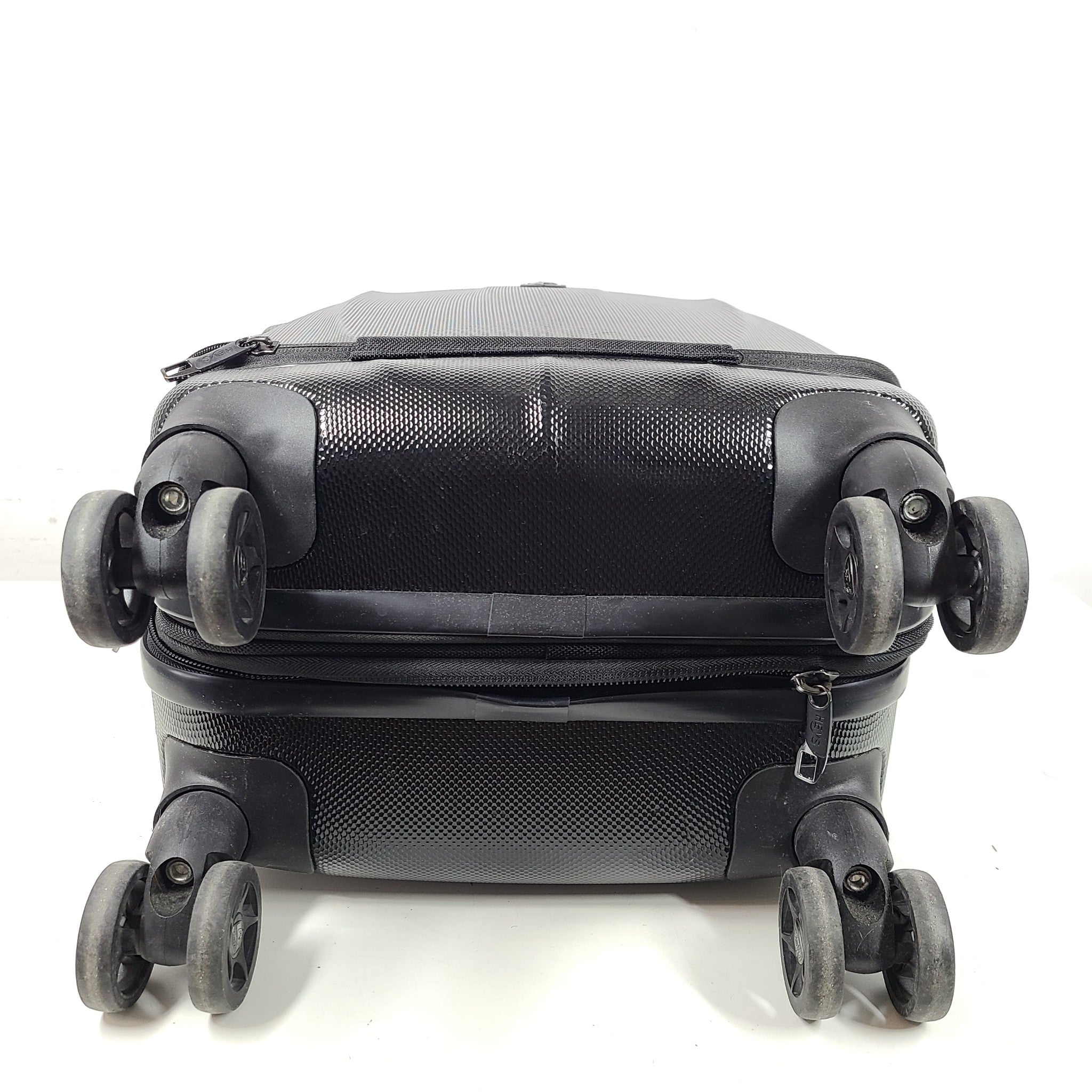 Heys Vantage 22" Smart Access Carry On Luggage Hardside PC Expand Locking Black