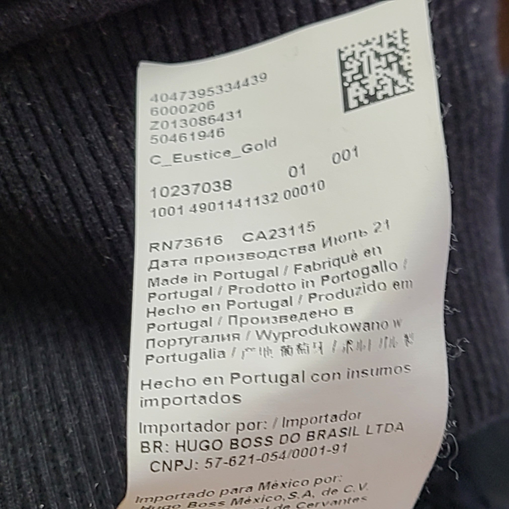 Hugo Boss C Eustice Hooded Sweatshirt Hoodie "Golden Days" Black Gold Sz S