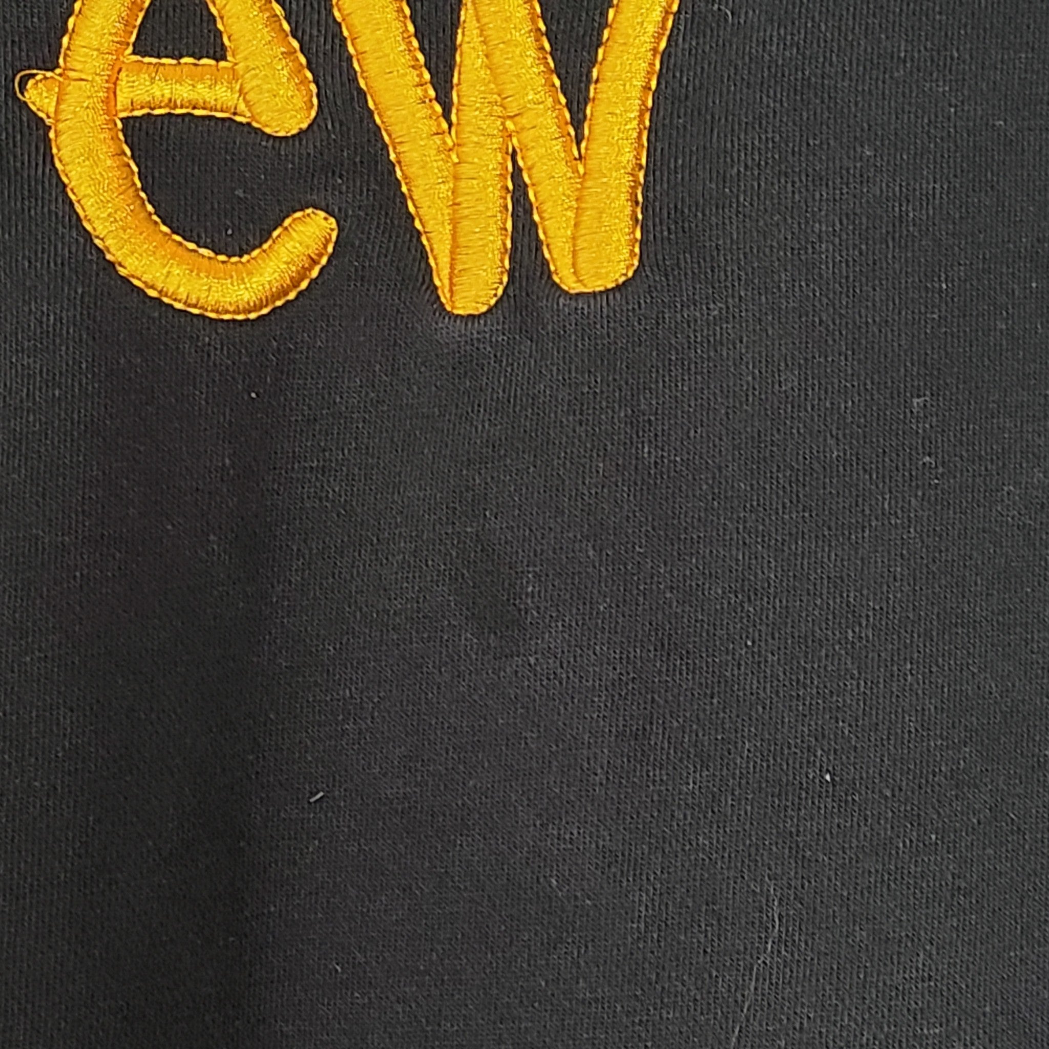 Drew House Men's Scribble Sweatshirt Logo Crew Neck Cotton Black Sz M READ