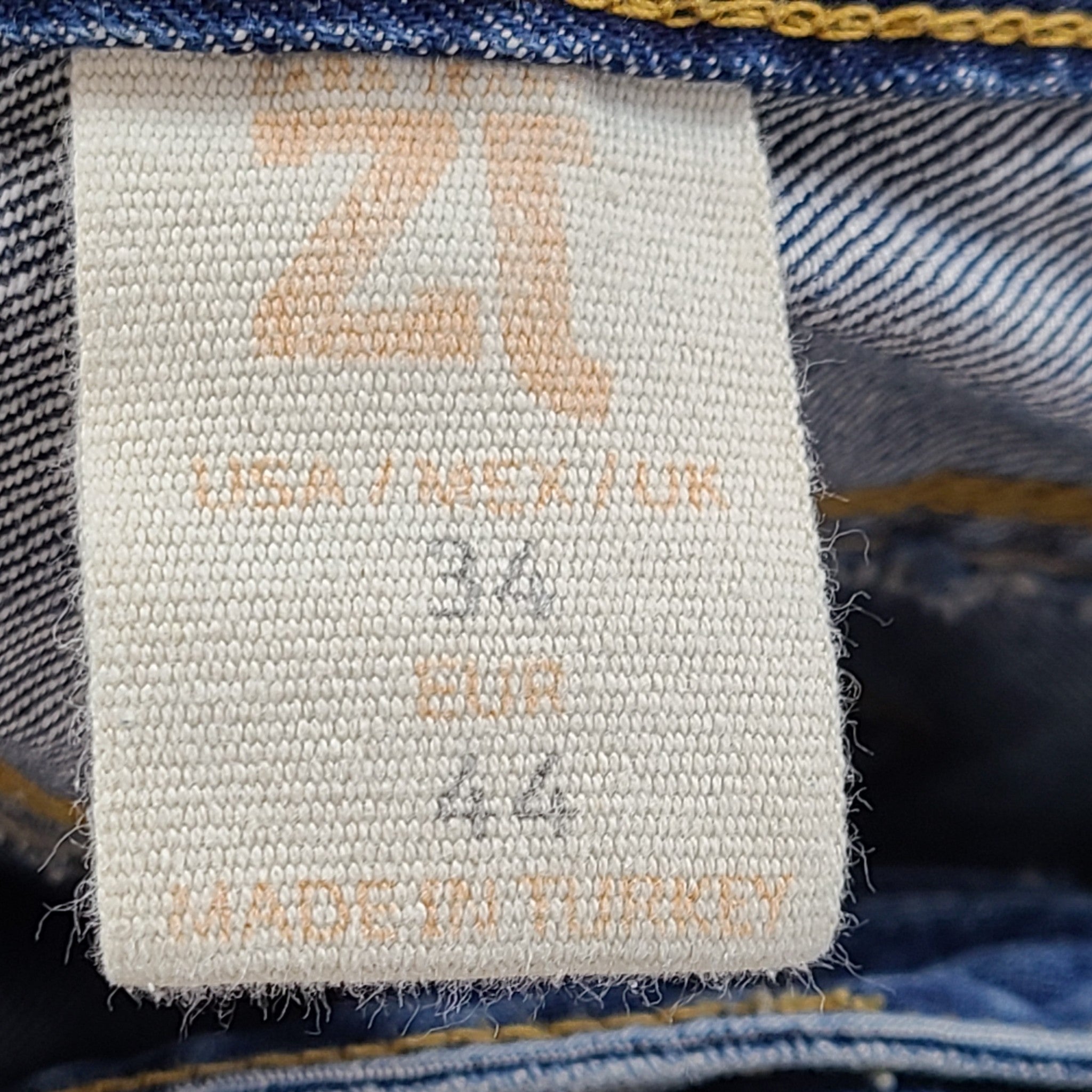 Zara Jeans Men's Distressed Splatter Ripped Effect Cotton Denim Pants Sz US 34