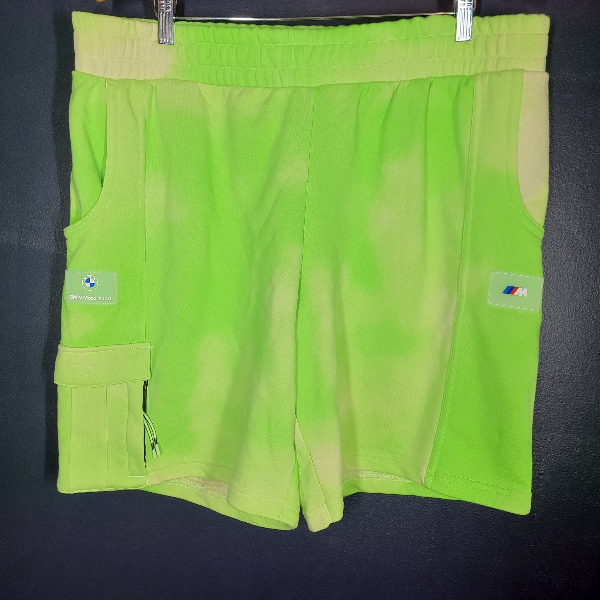 Puma Men's BMW Motorsport Sweat Shorts Green 533321-05 Sz XXL