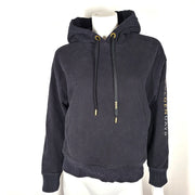 Hugo Boss C Eustice Hooded Sweatshirt Hoodie "Golden Days" Black Gold Sz S