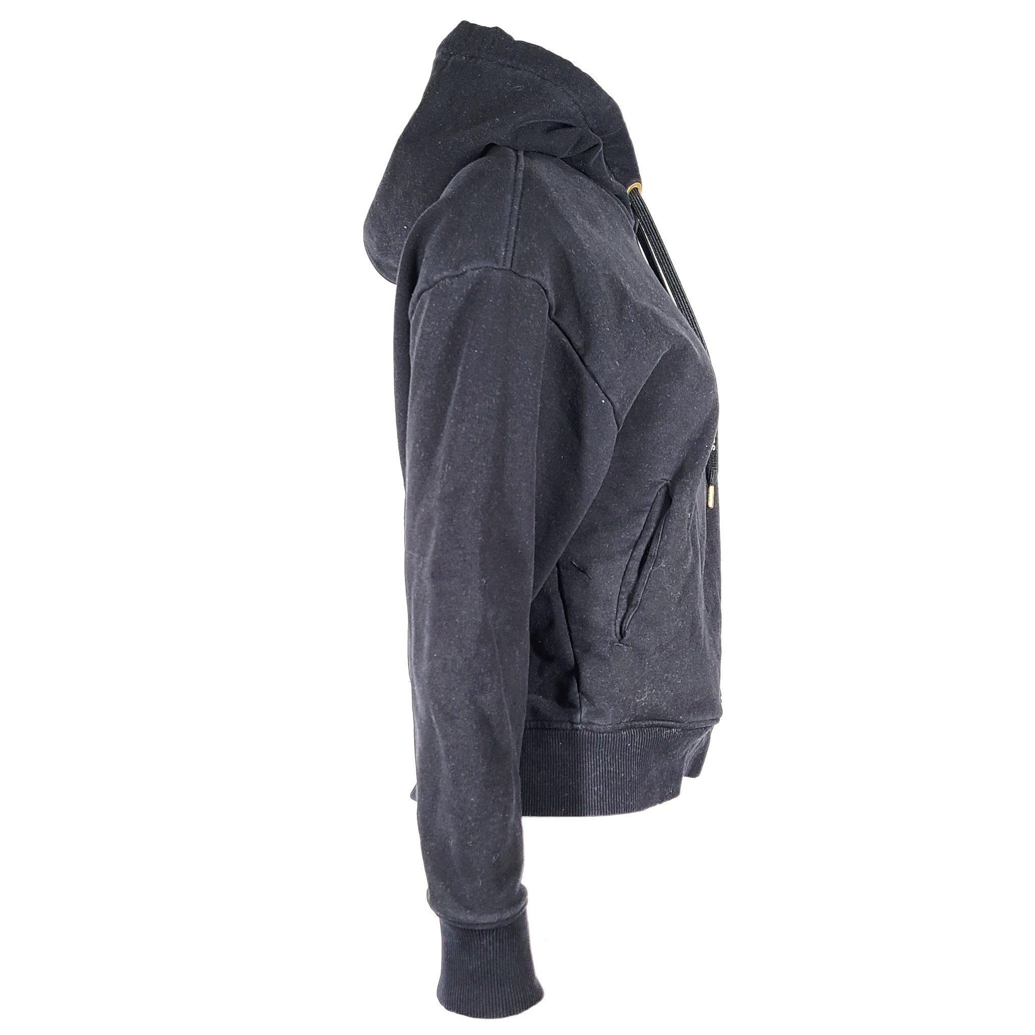 Hugo Boss C Eustice Hooded Sweatshirt Hoodie "Golden Days" Black Gold Sz S