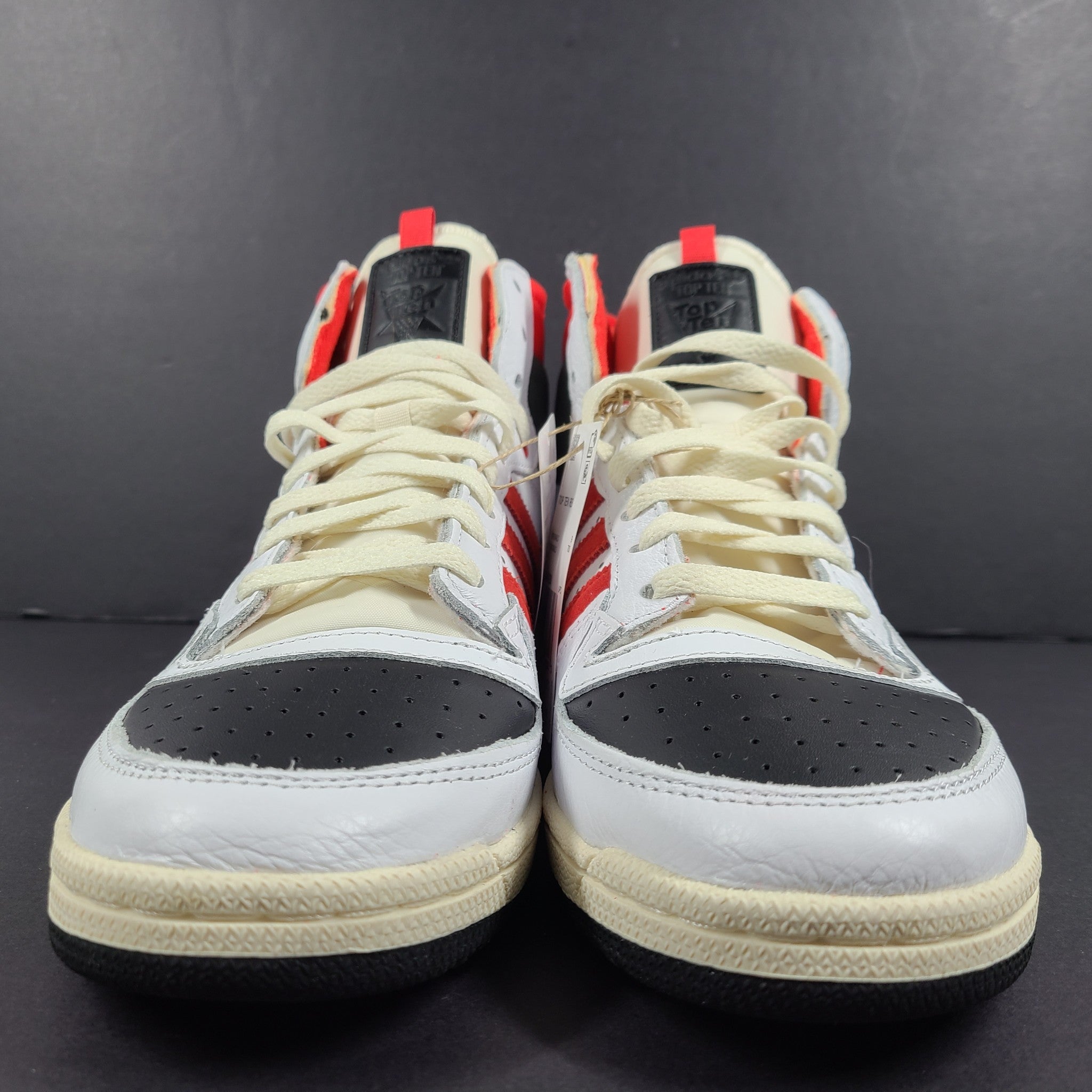Adidas Men's Top Ten RB High Top Shoes Sneakers GV6628 White Red Sz 9.5