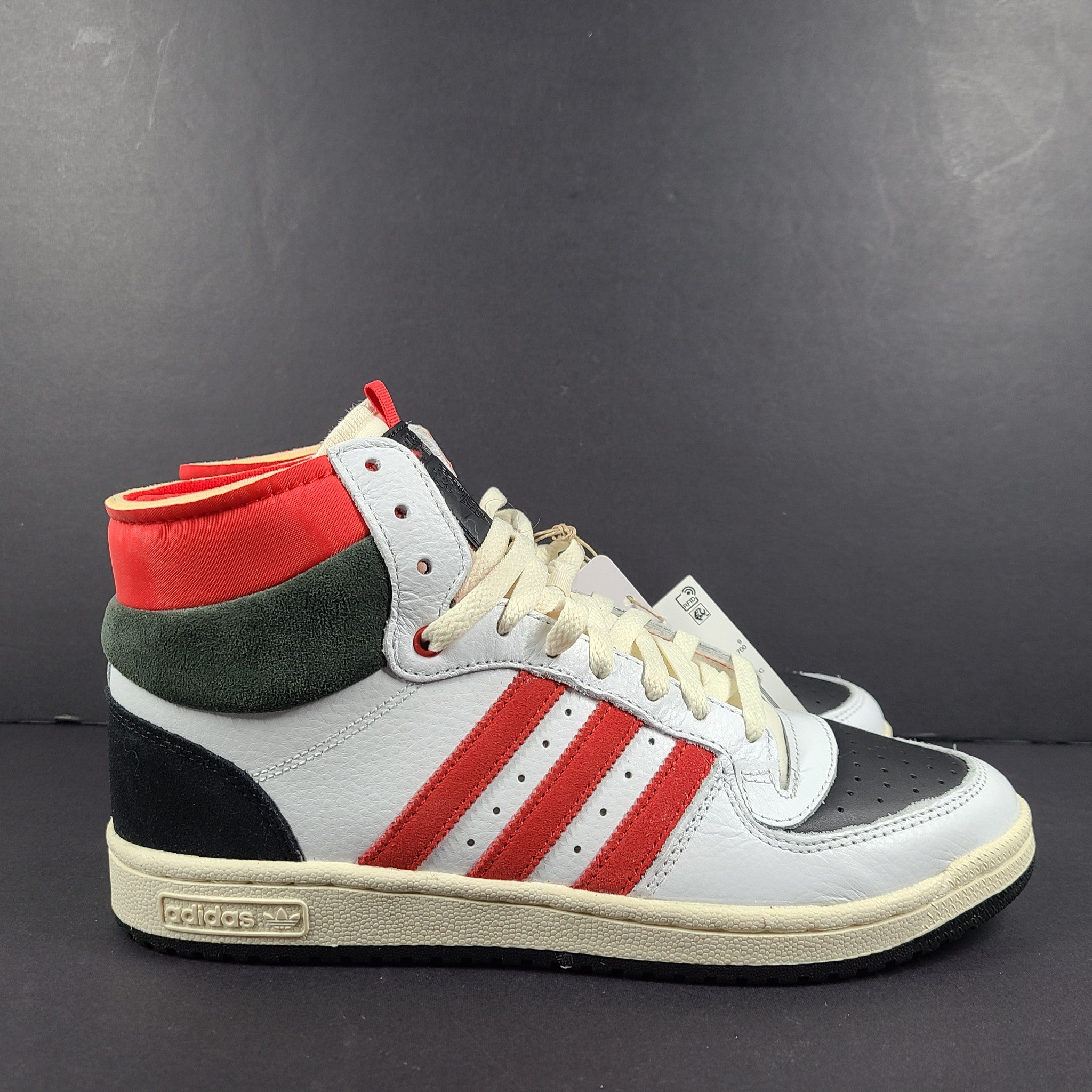 Adidas Men's Top Ten RB High Top Shoes Sneakers GV6628 White Red Sz 9.5