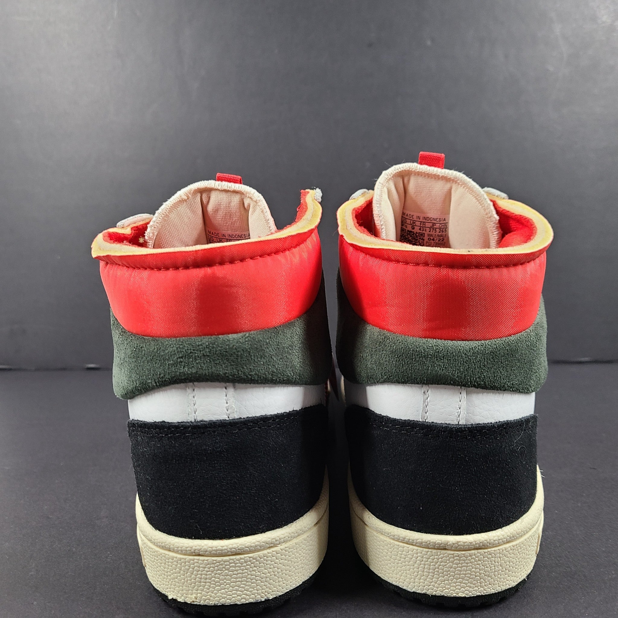 Adidas Men's Top Ten RB High Top Shoes Sneakers GV6628 White Red Sz 9.5