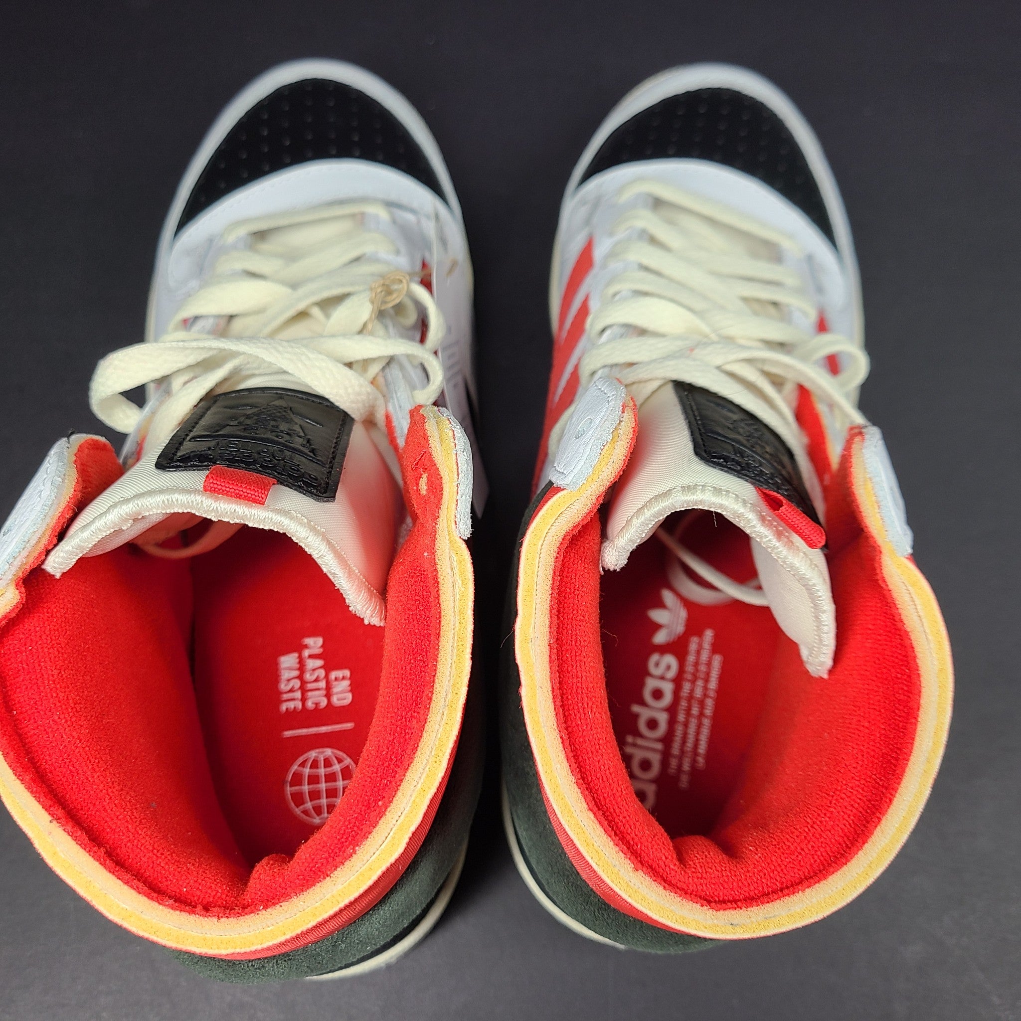 Adidas Men's Top Ten RB High Top Shoes Sneakers GV6628 White Red Sz 9.5