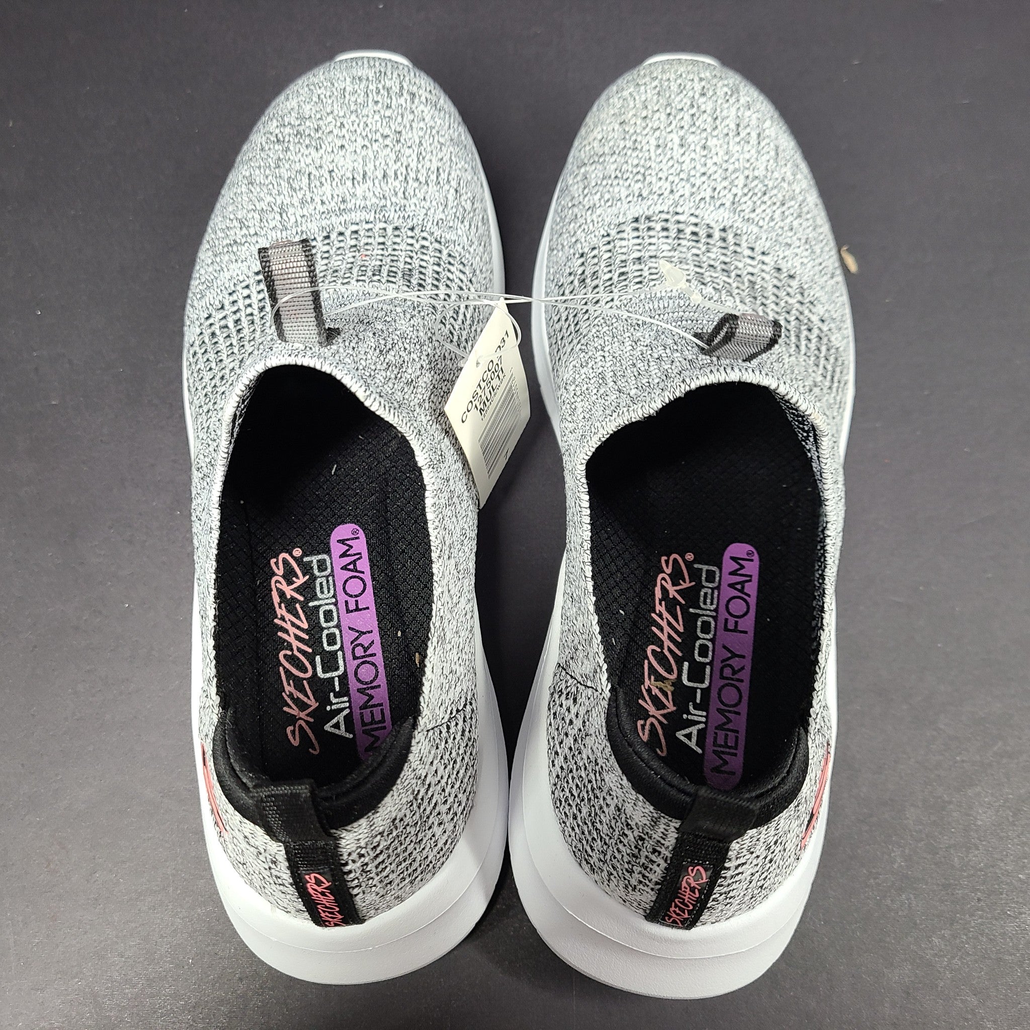 Skechers Women's Ultra Flex 3.0 Smooth Step Memory Foam Sneakers Gray Sz 10