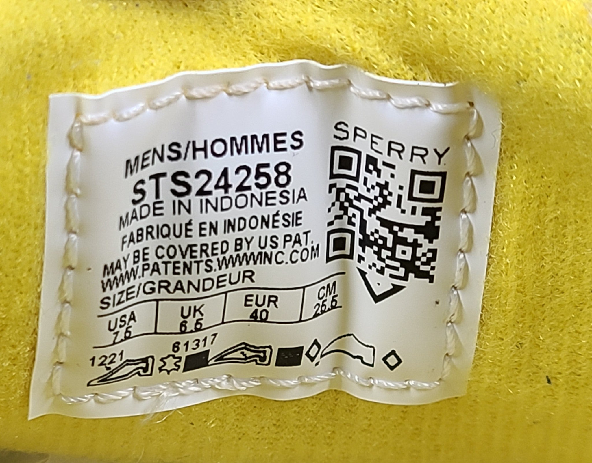 Sperry Men's Surevor 2-Eye Sport Boat Shoes Memory Foam Leather Gray Sz 7.5