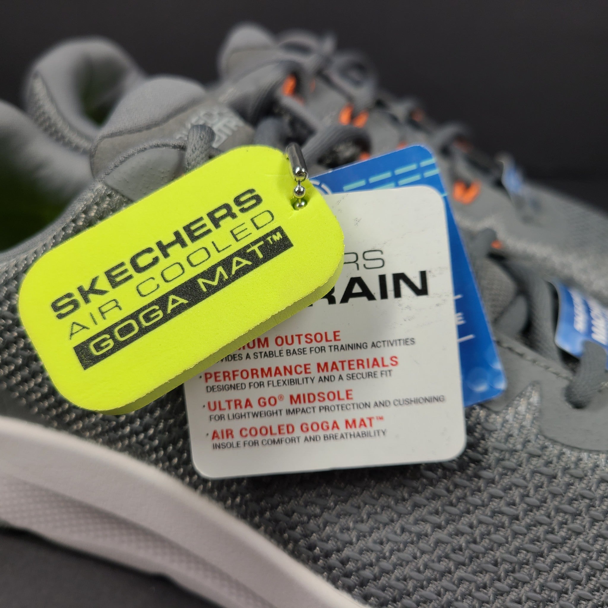 Skechers Men's Go Train Sneakers Training Running Shoes Padded Gray US Sz 9.5