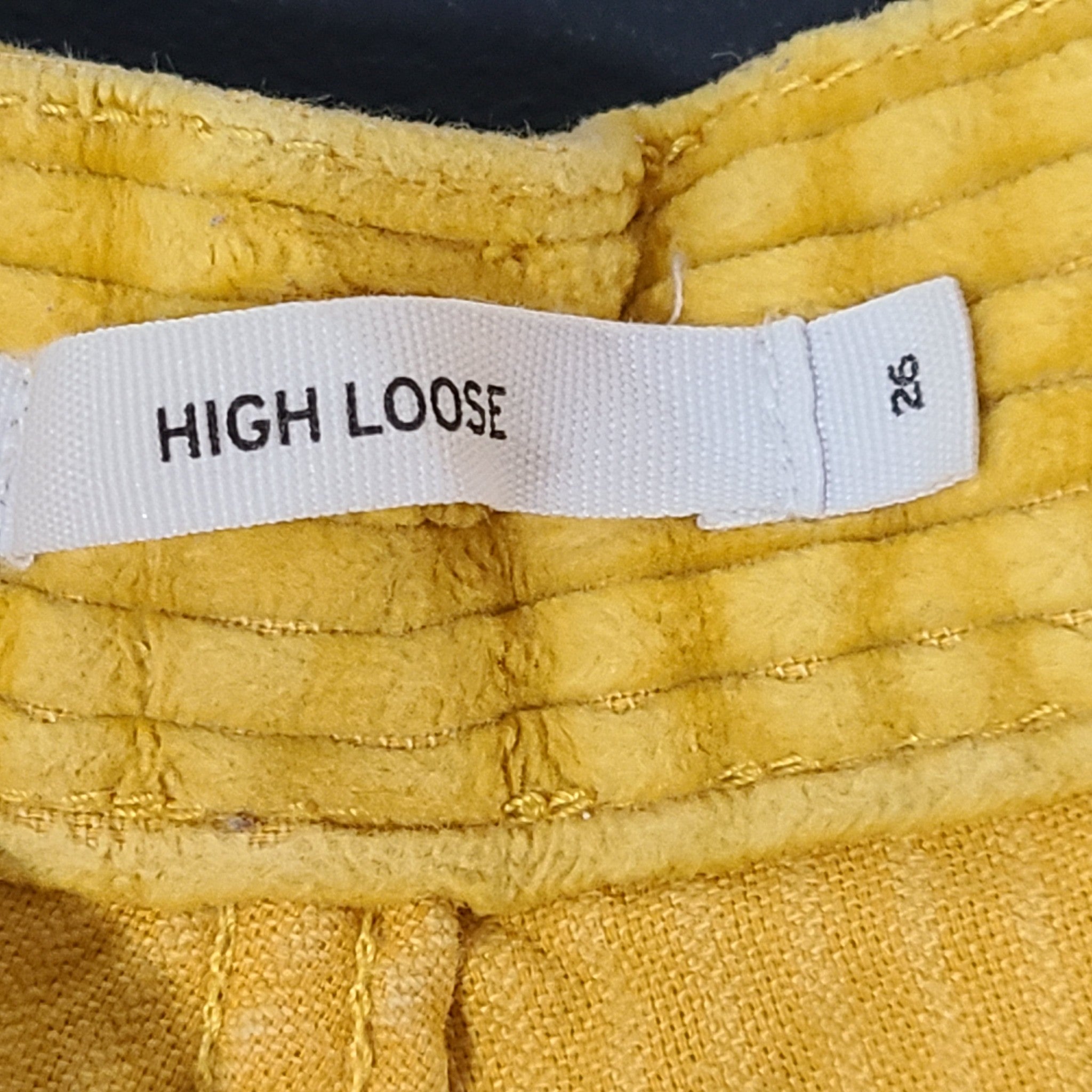 Levi's Women's The Simpsons™ X High Loose Corduroy Jeans Cotton Yellow Sz 26