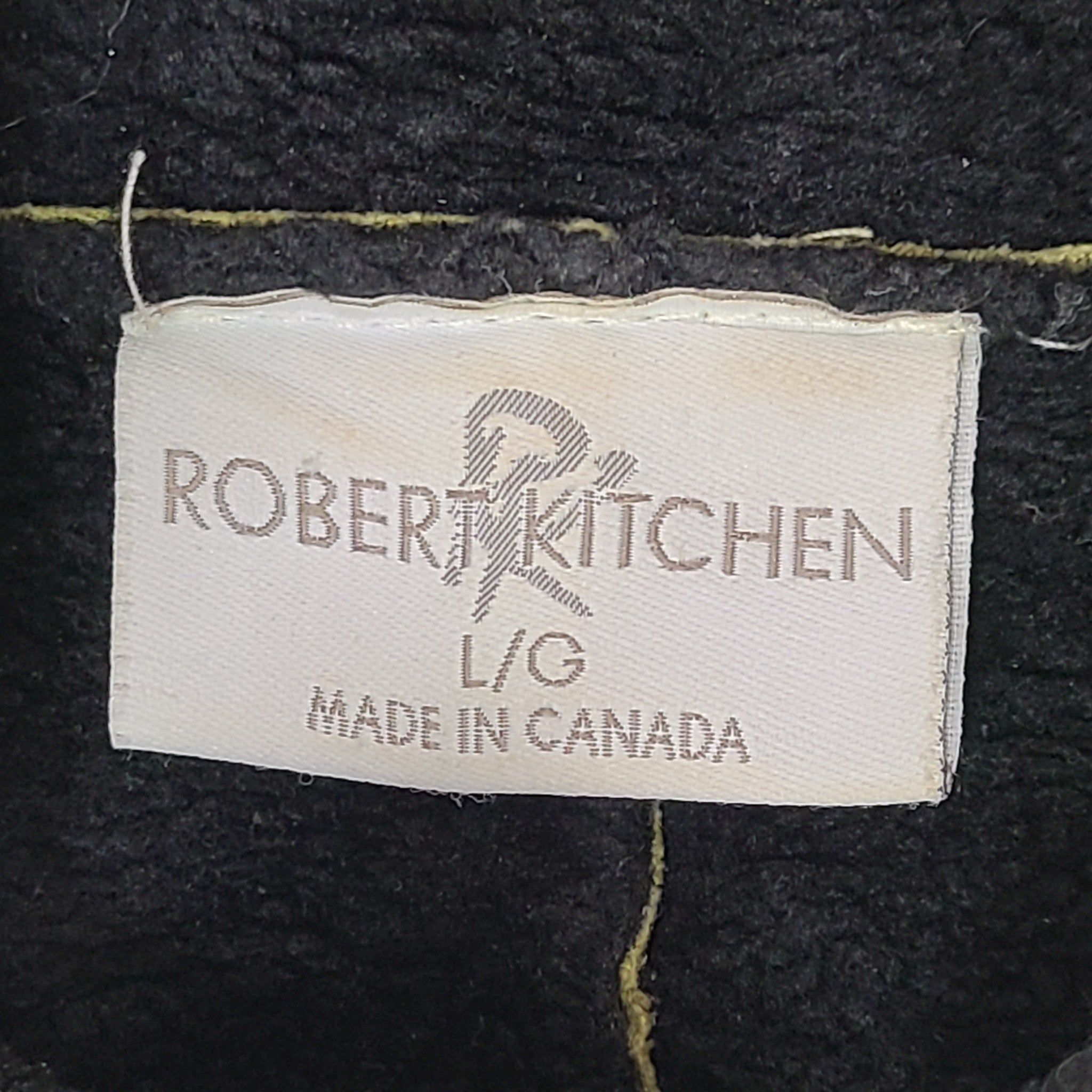 Robert Kitchen Women's Faux Suede Jacket Botanical Print Soft Green Sz L
