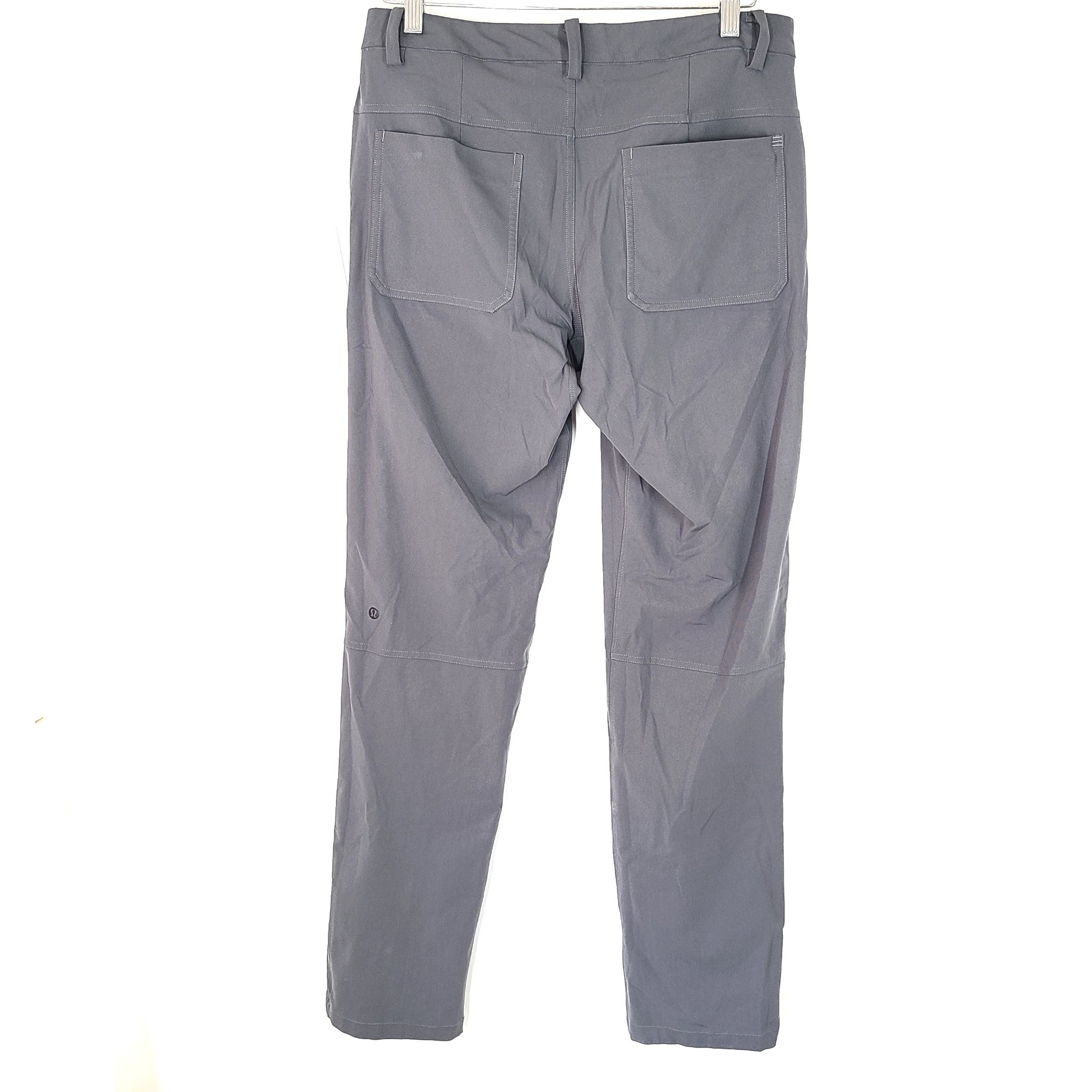 Lululemon Men's Work to Play Pant II Pants Moisture Wicking Breatheble Gray 32