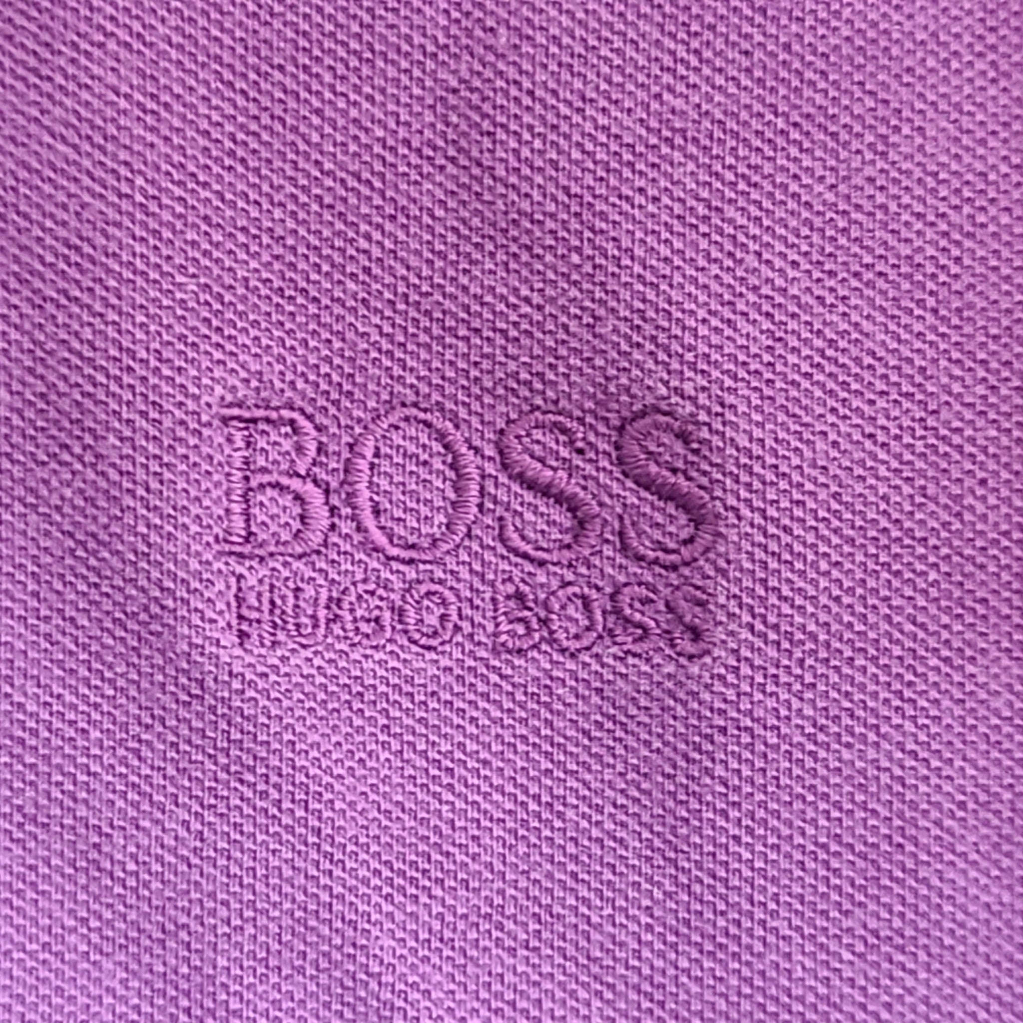Hugo Boss Men's Paddos Regular Fit Stretch Polo Shirt Purple Sz XL