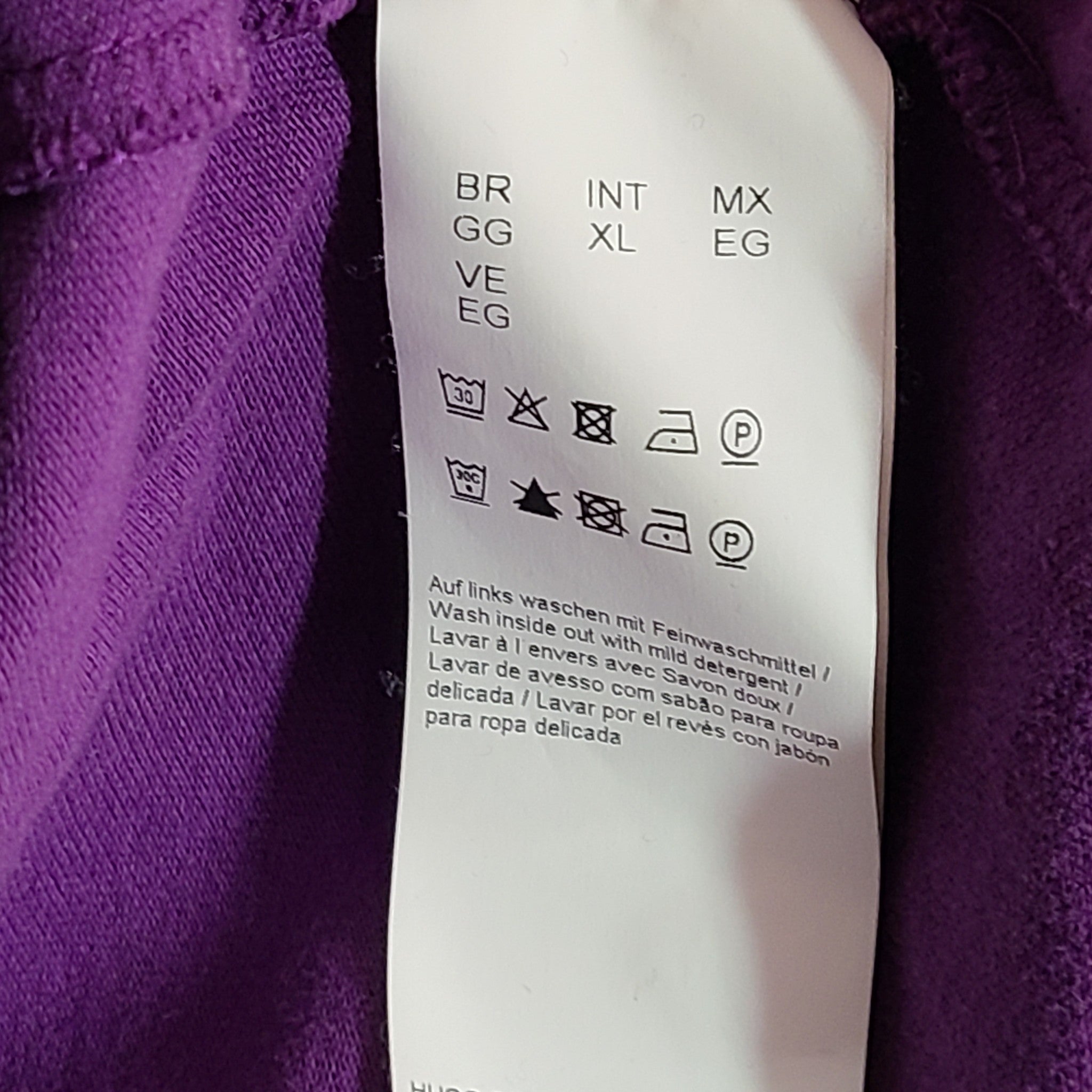 Hugo Boss Men's Paddos Regular Fit Stretch Polo Shirt Purple Sz XL