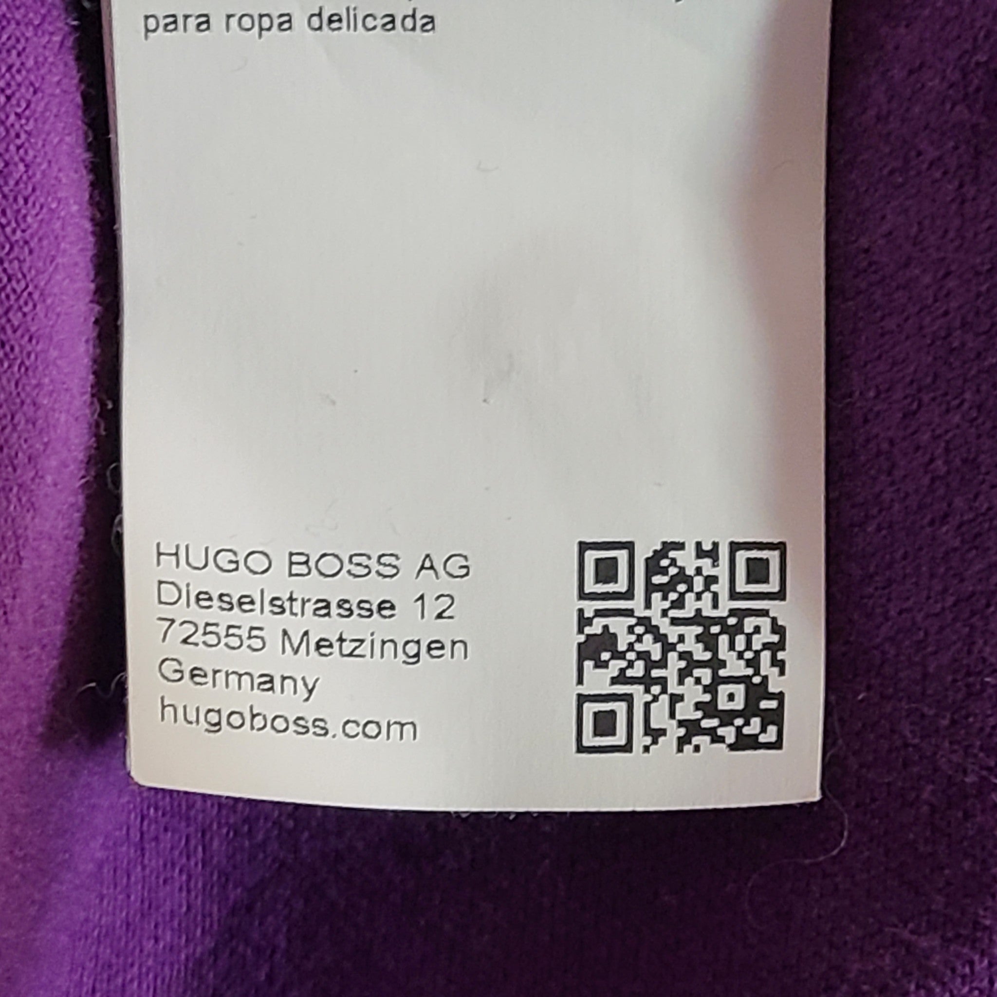 Hugo Boss Men's Paddos Regular Fit Stretch Polo Shirt Purple Sz XL
