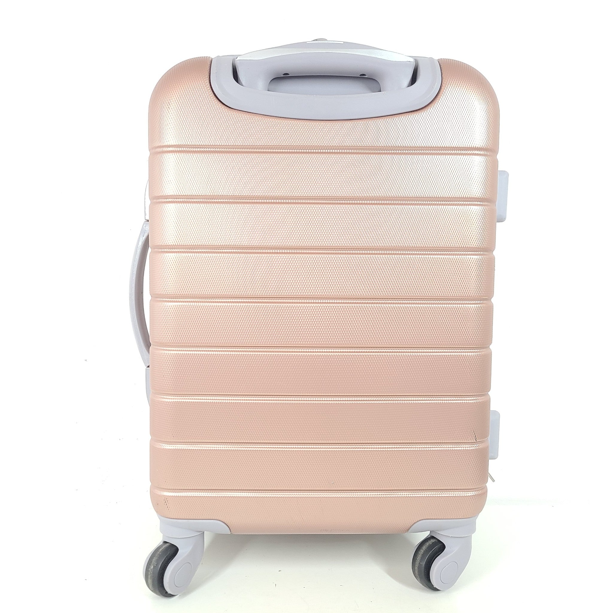 Jetstream 20" Spinner Cabin Luggage Carry On Hardshell Microdiamond Perl Pink